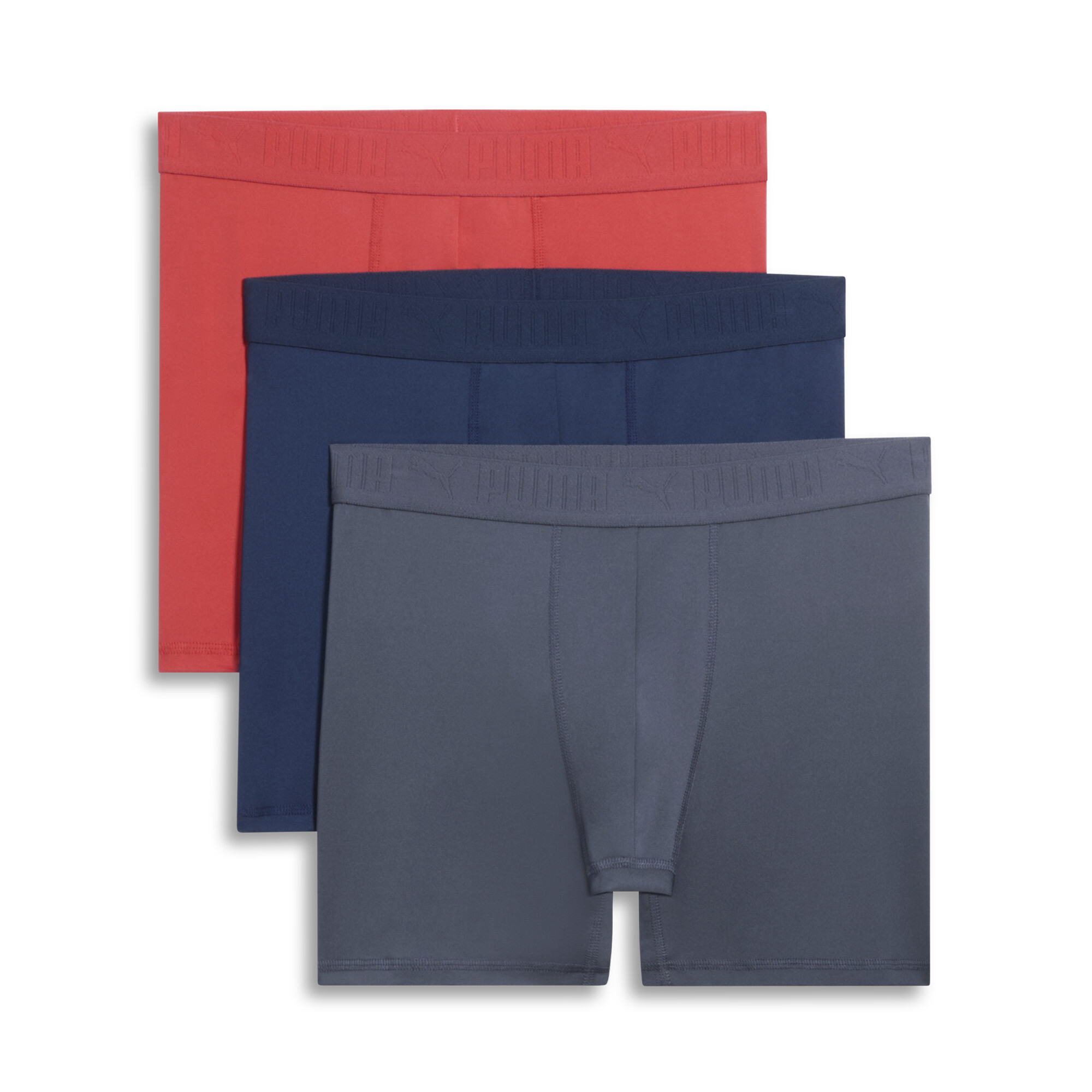 Puma 3 Pack Mens Athletic Fit Boxer In Assorted Colours