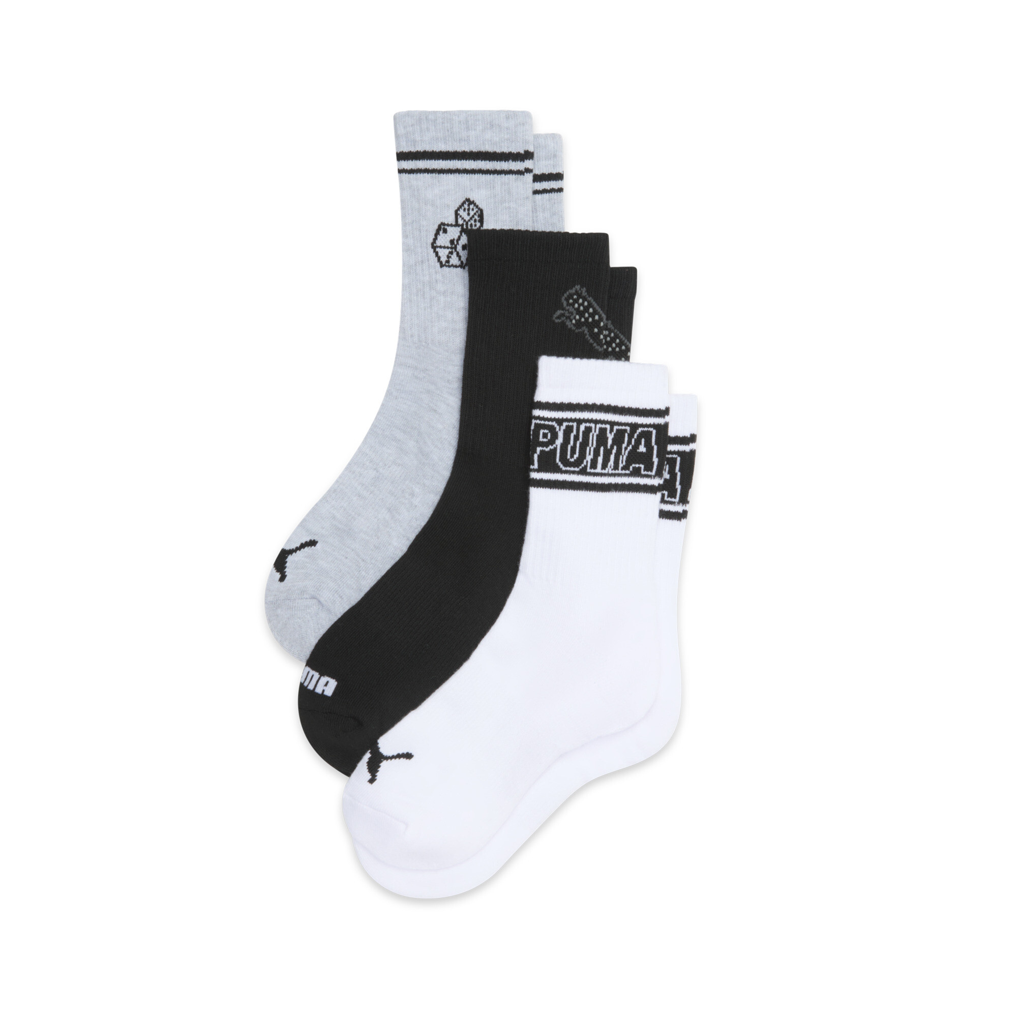 Puma Women's Half-terry Low Cut Socks (3 Pairs) In Assorted Colours