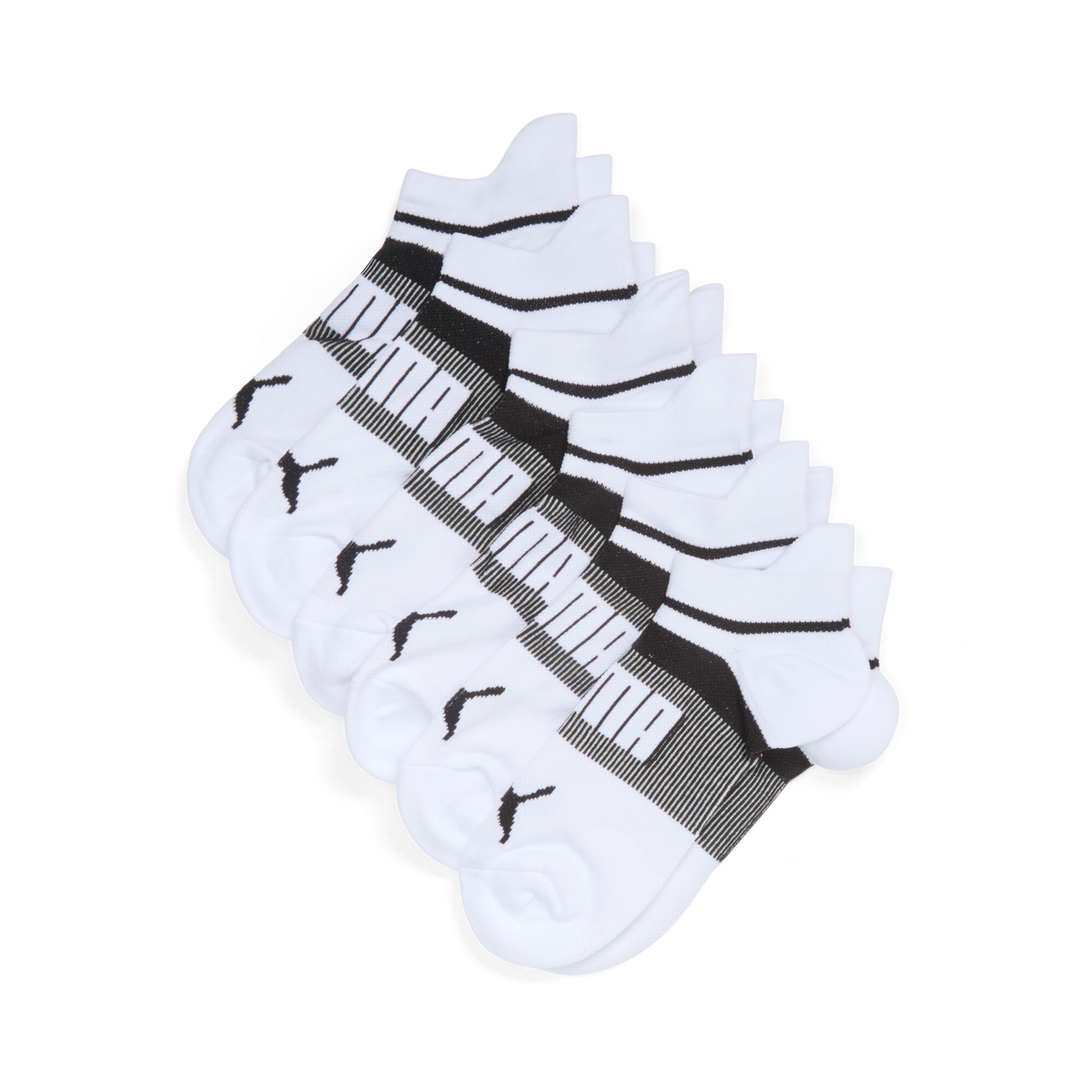 Puma Women's Terry Low-cut Socks (6 Pairs) In Assorted Colours