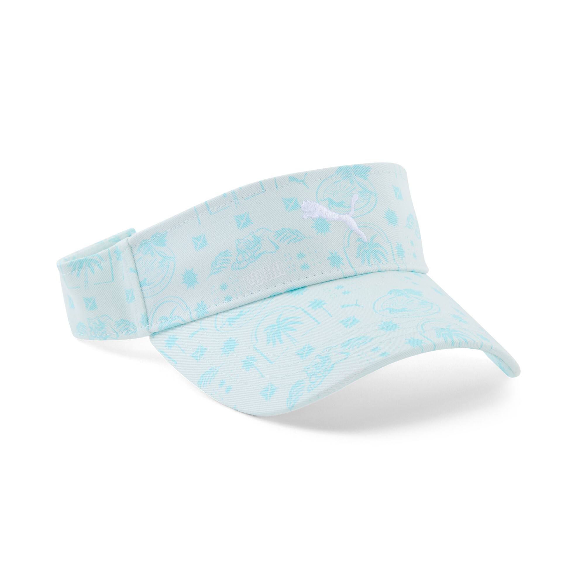 PUMA Sunset Adjustable Visor Hat in Blue
