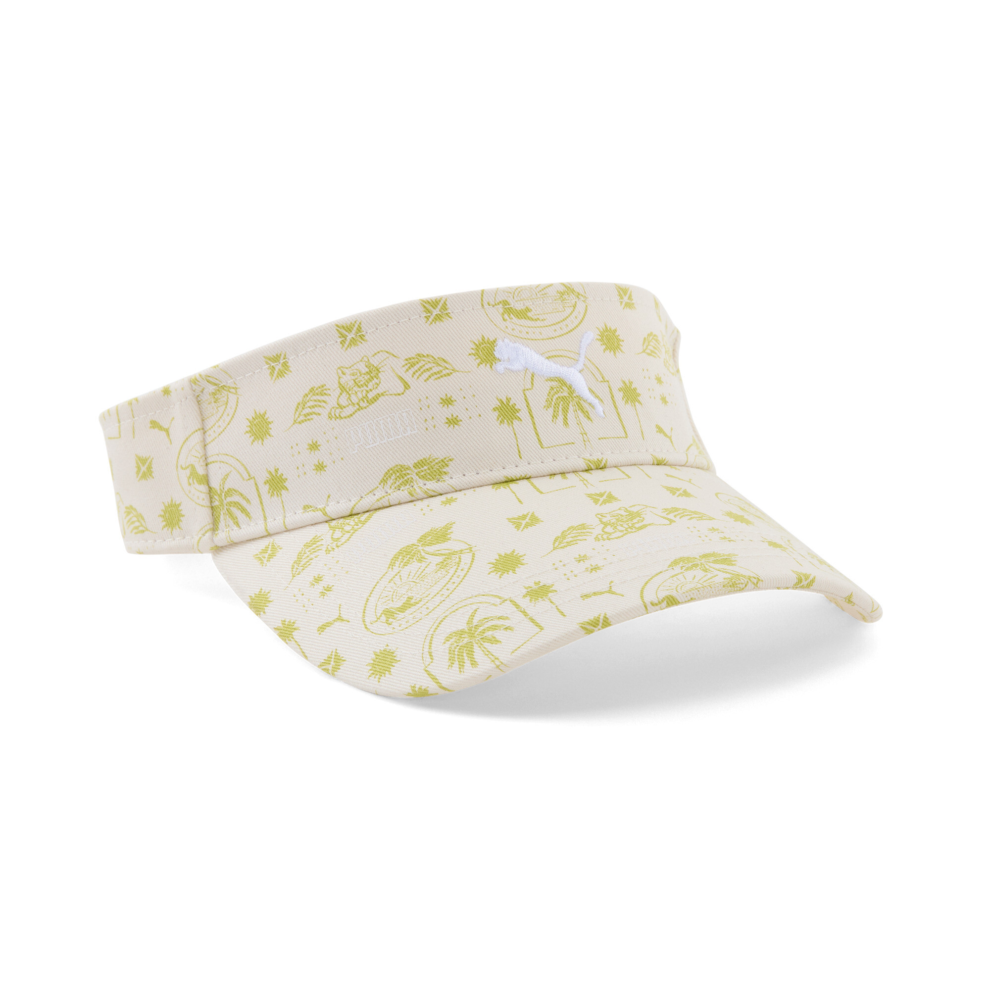 PUMA Sunset Adjustable Visor Hat in Green