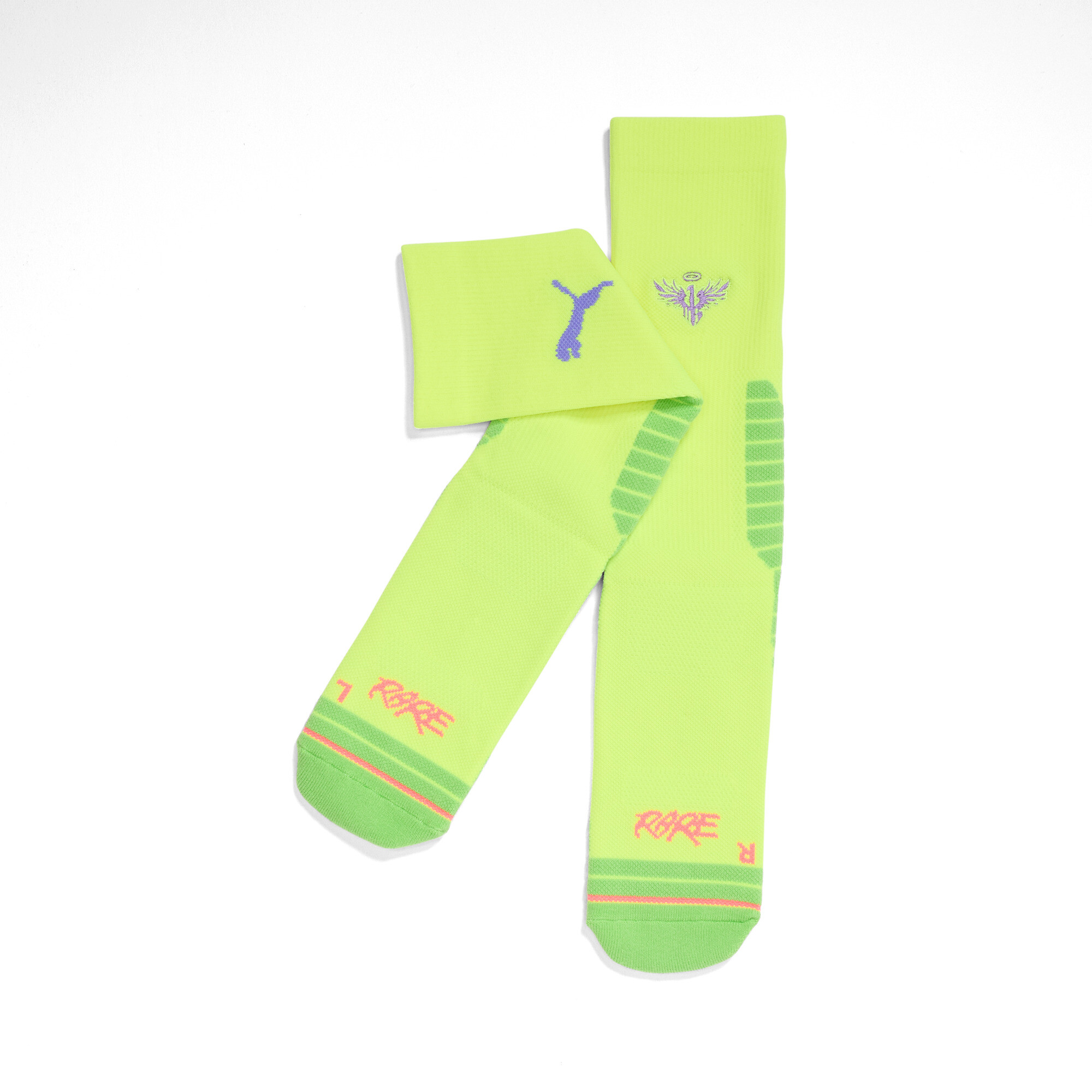 Puma Men's Terry Crew Socks (1 Pair) In Green