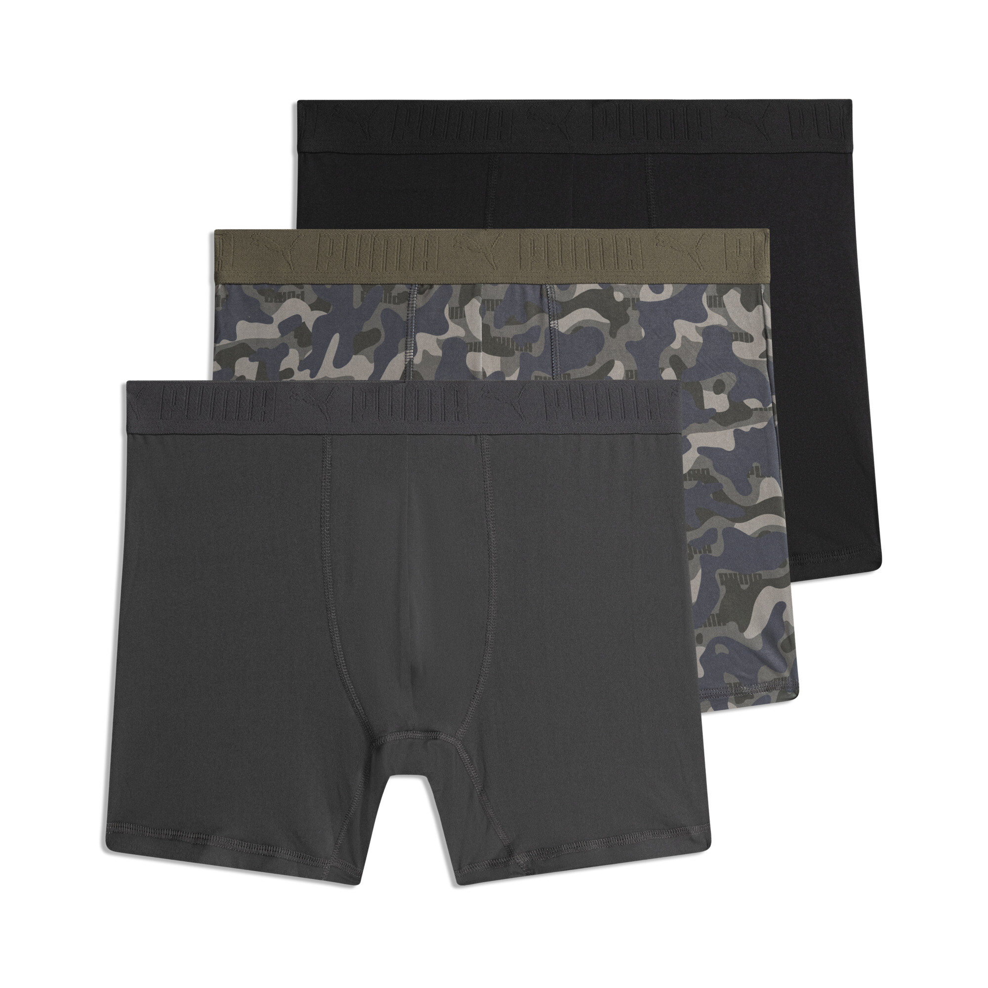 Puma 3 Pack Mens Ultra Soft Boxer Men In Multi