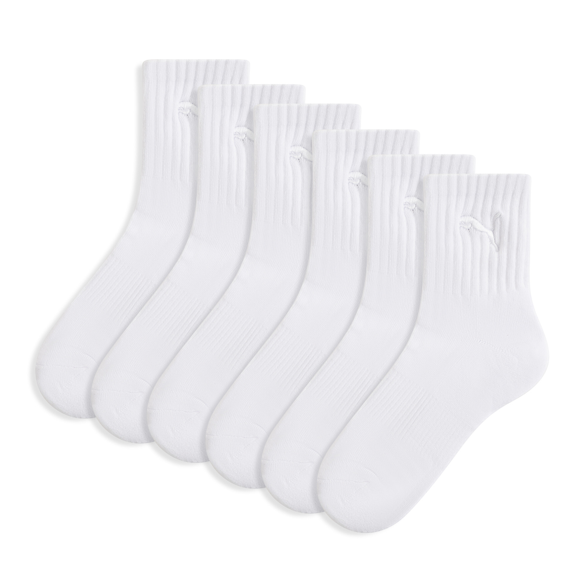 Puma Women's Quarter Crew Socks (3 Pairs) In White