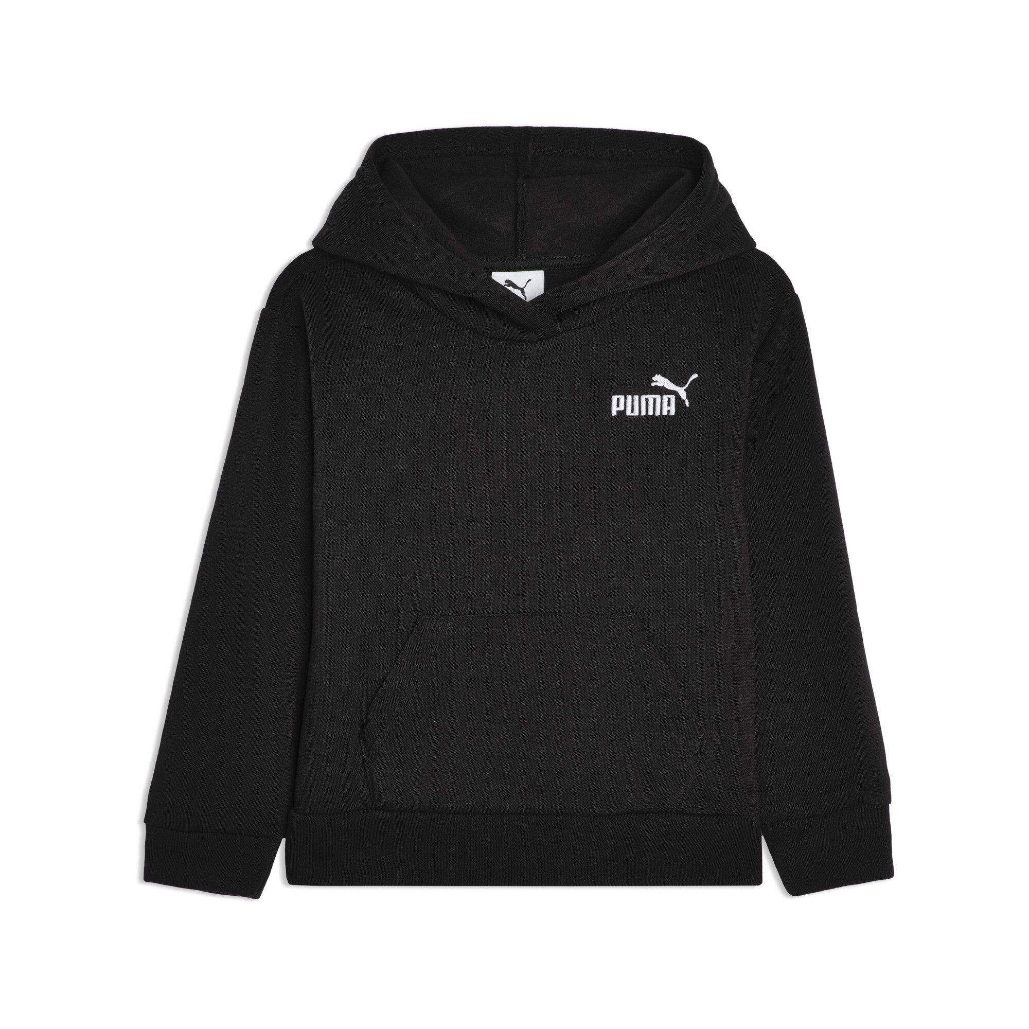 Puma Basic Essentials Little Kids' Hoodie In Black