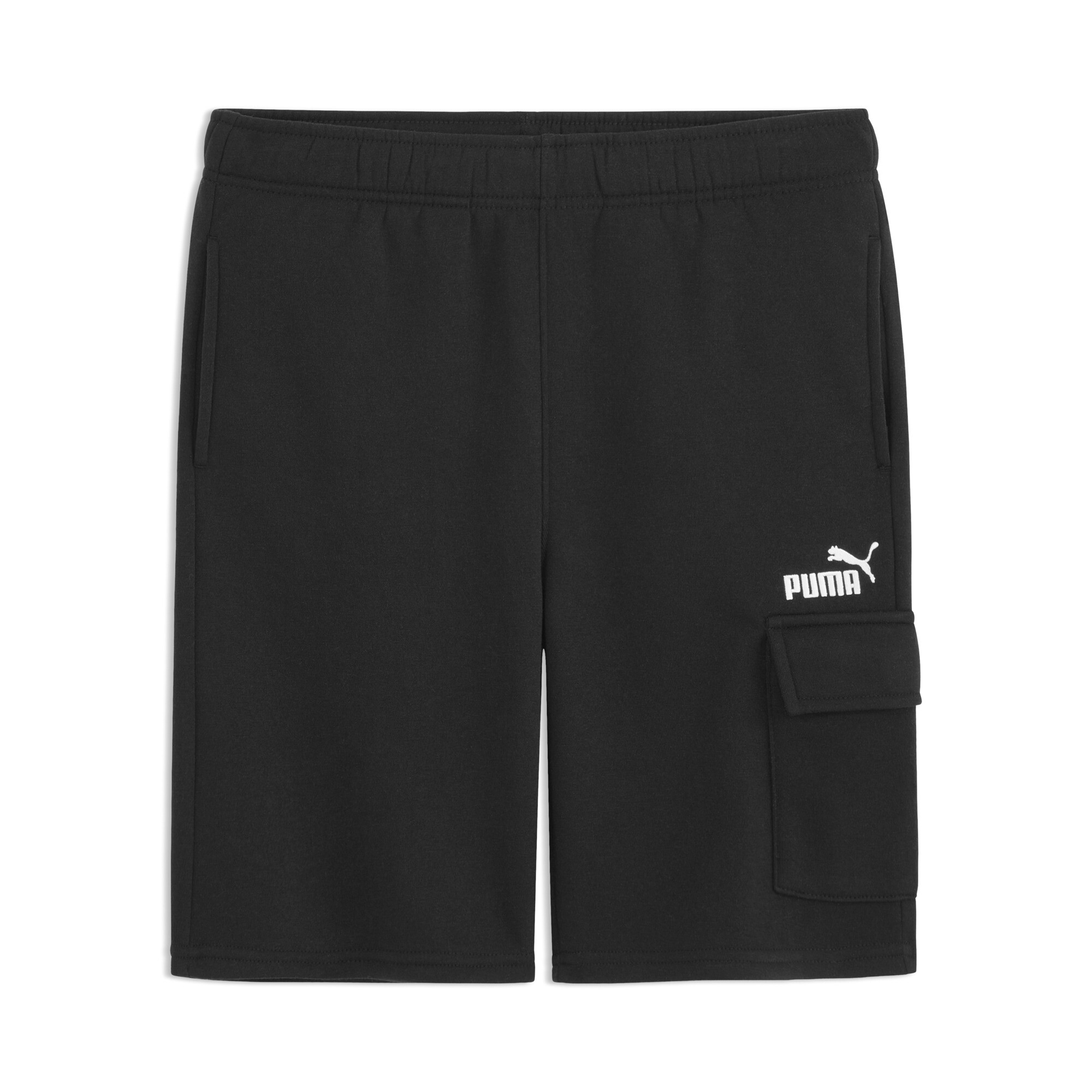 Short cargo en molleton Basic Essentials Enfant, Noir, Jeune 5 | 943102_01