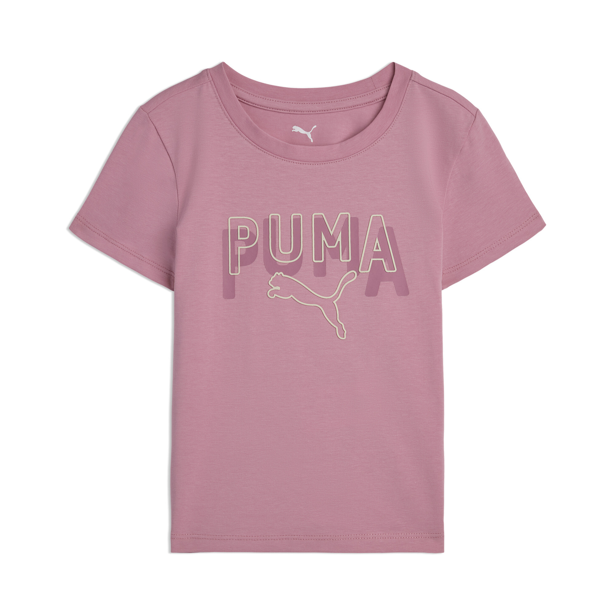 Puma Class Pack Big Kids' Stretch Baby T-shirt In Pink