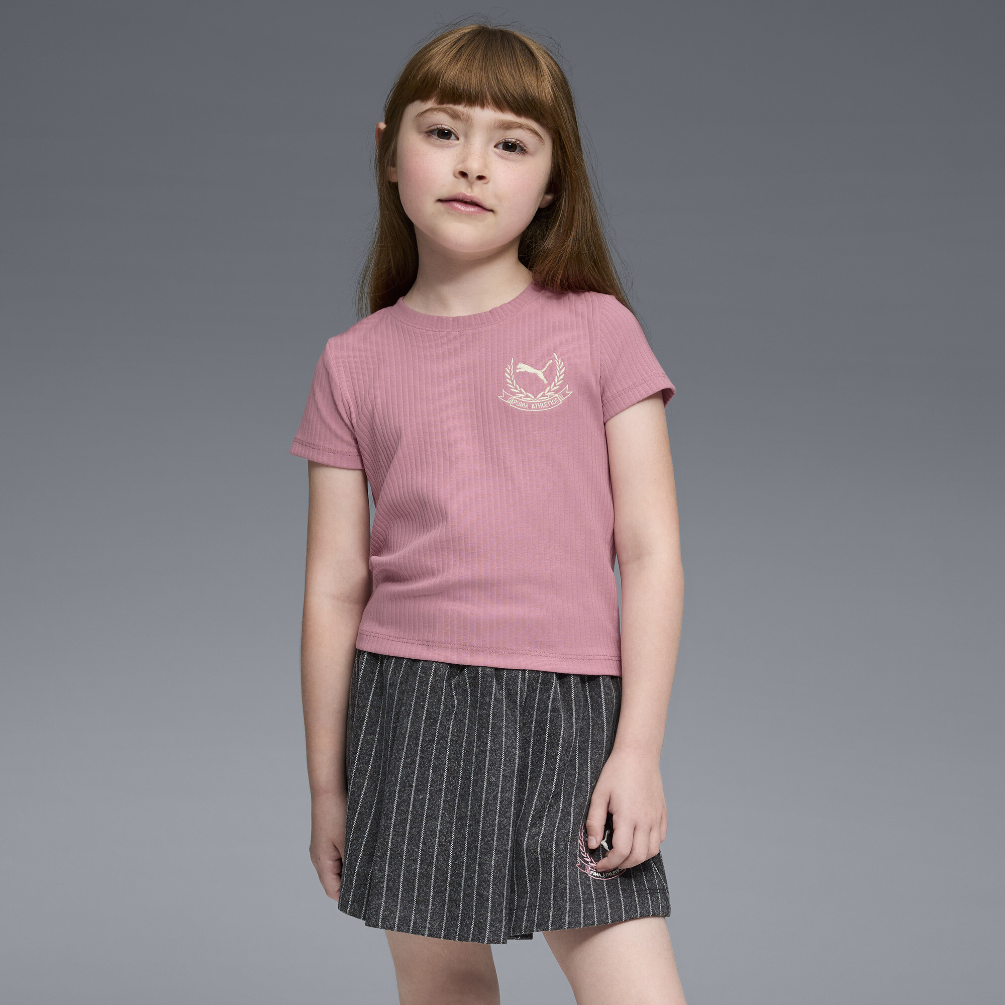 PUMA Class Pack Big Kids' Baby T-Shirt in Pink, Size L