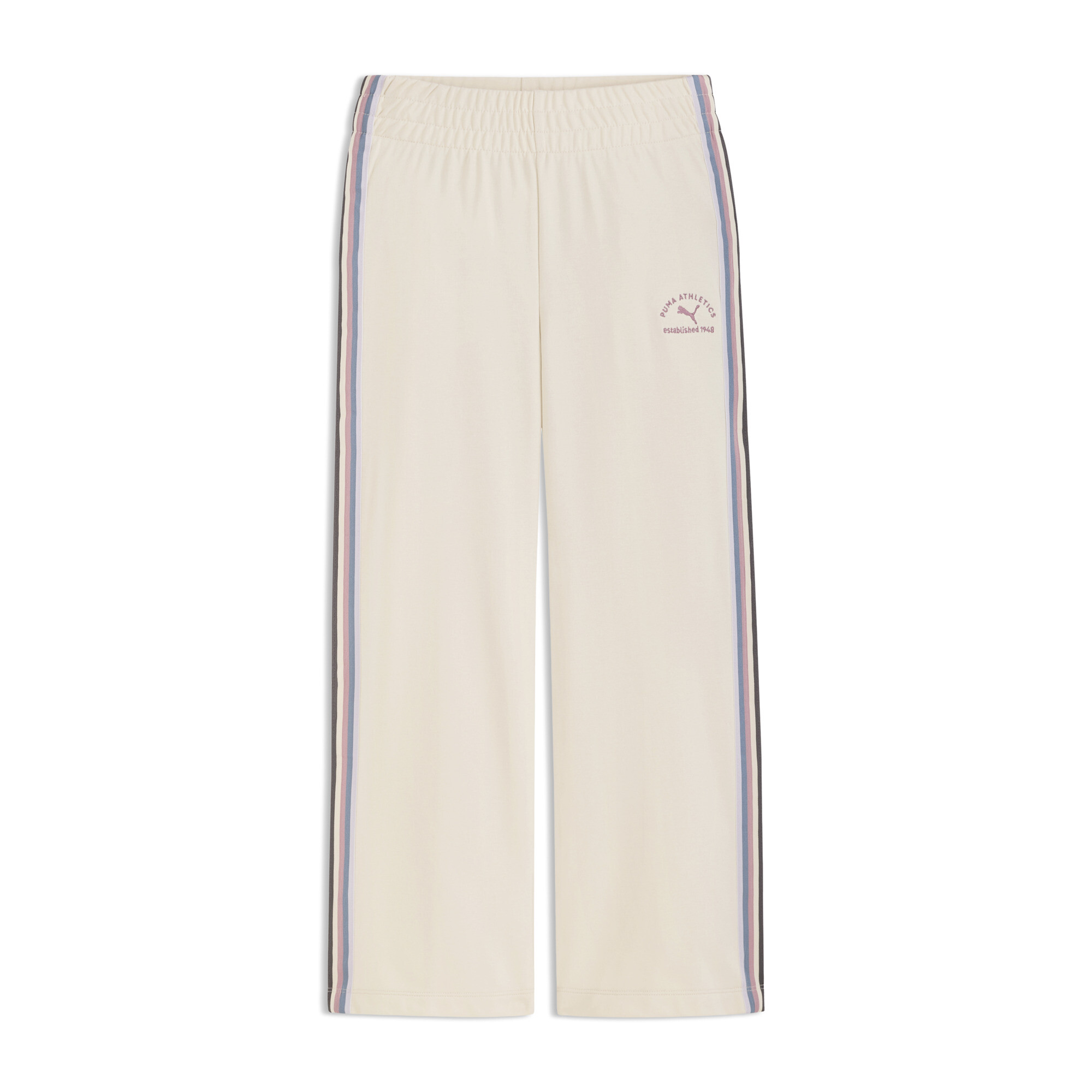 Puma Class Pack Little Kids' Wide Leg French Terry Pants In Neutral