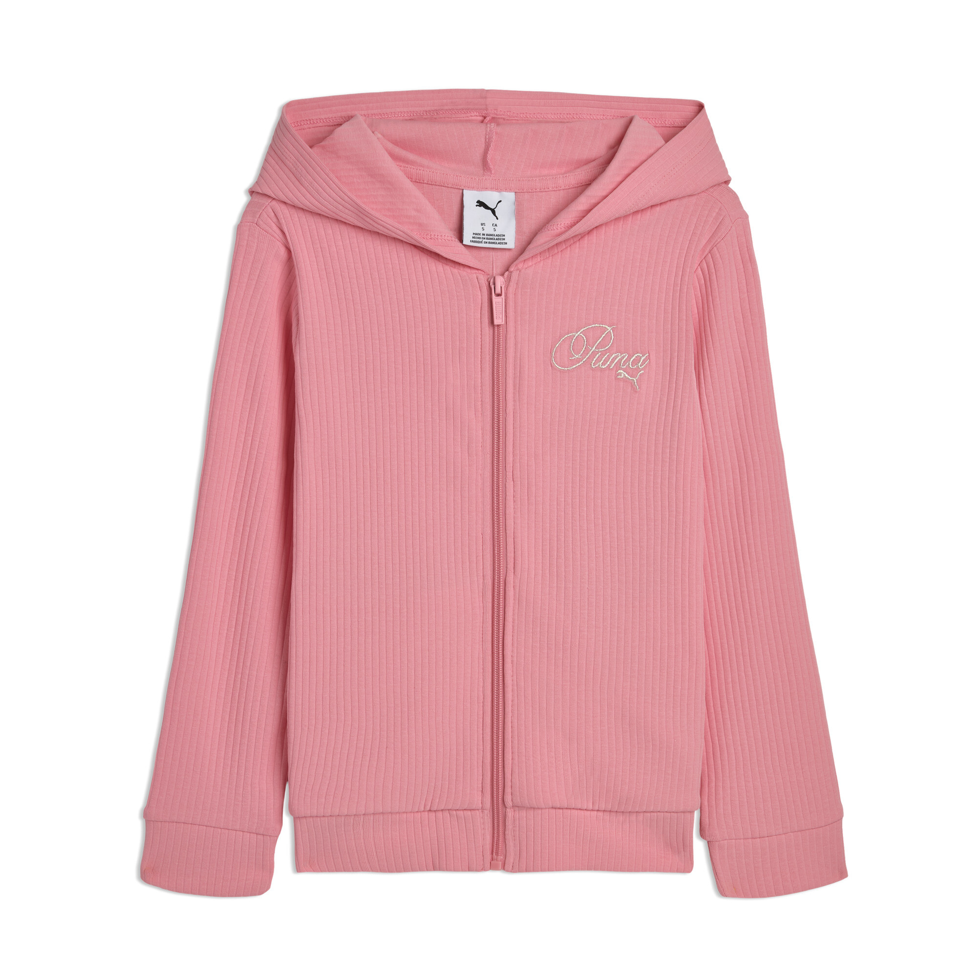 Puma Bow Society Little Kids' Hoodie In Pink
