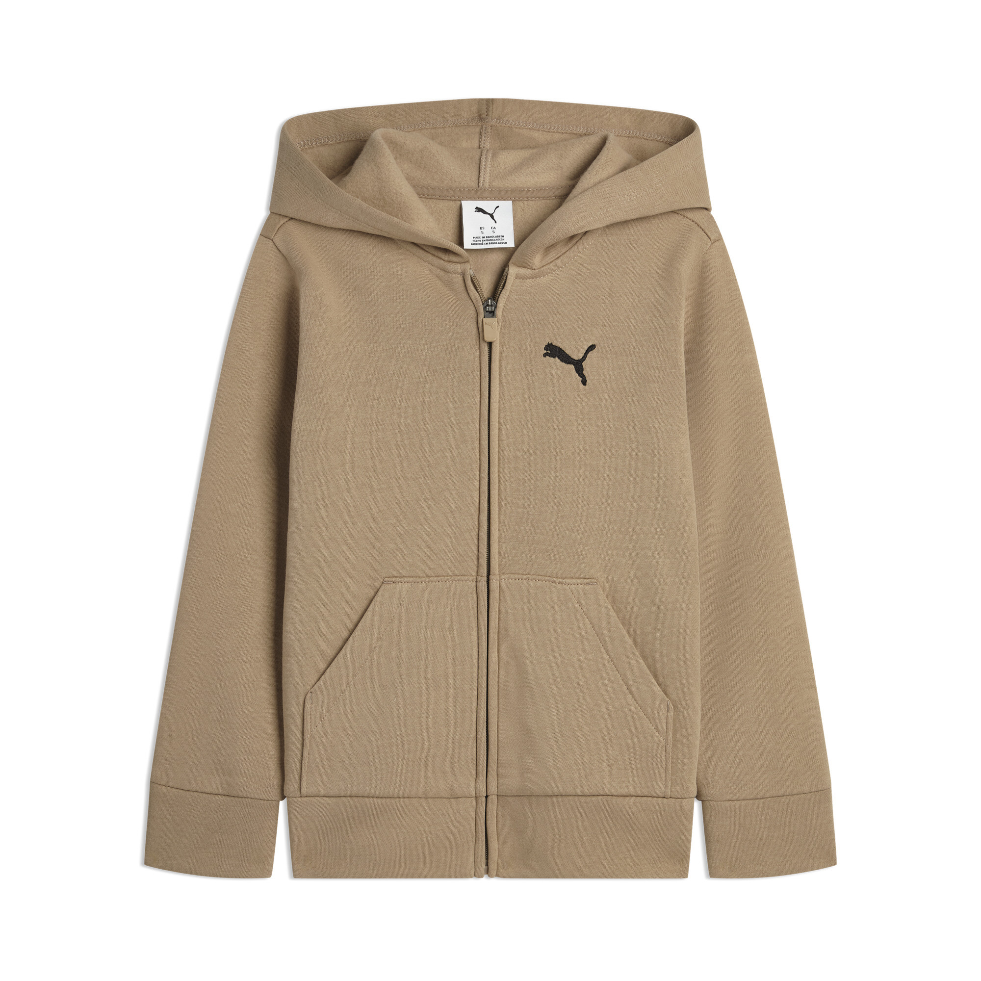 Puma Class Pack Little Kids' Fleece Hoodie In Brown