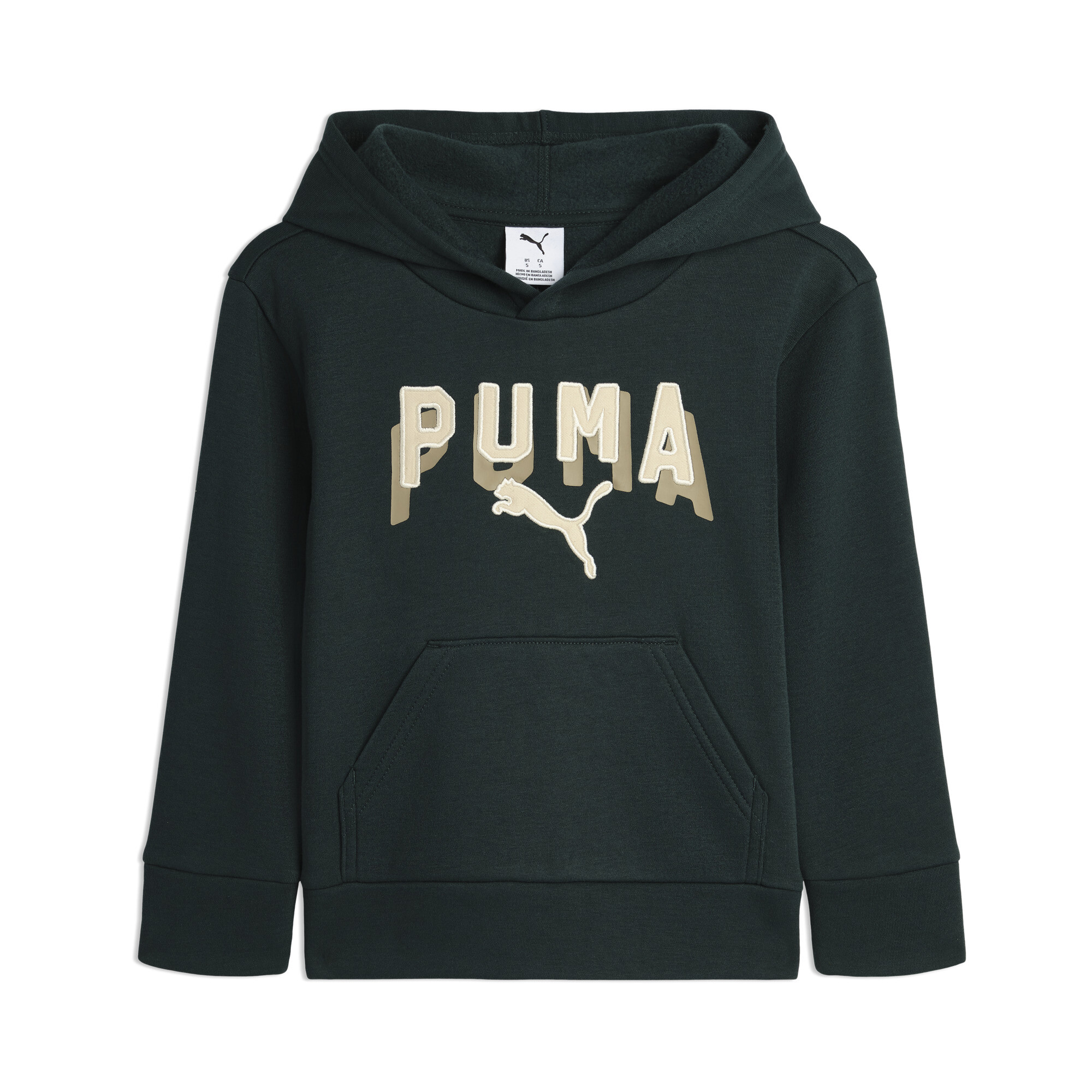 Puma Class Pack Little Kids' Fleece Hoodie In Green