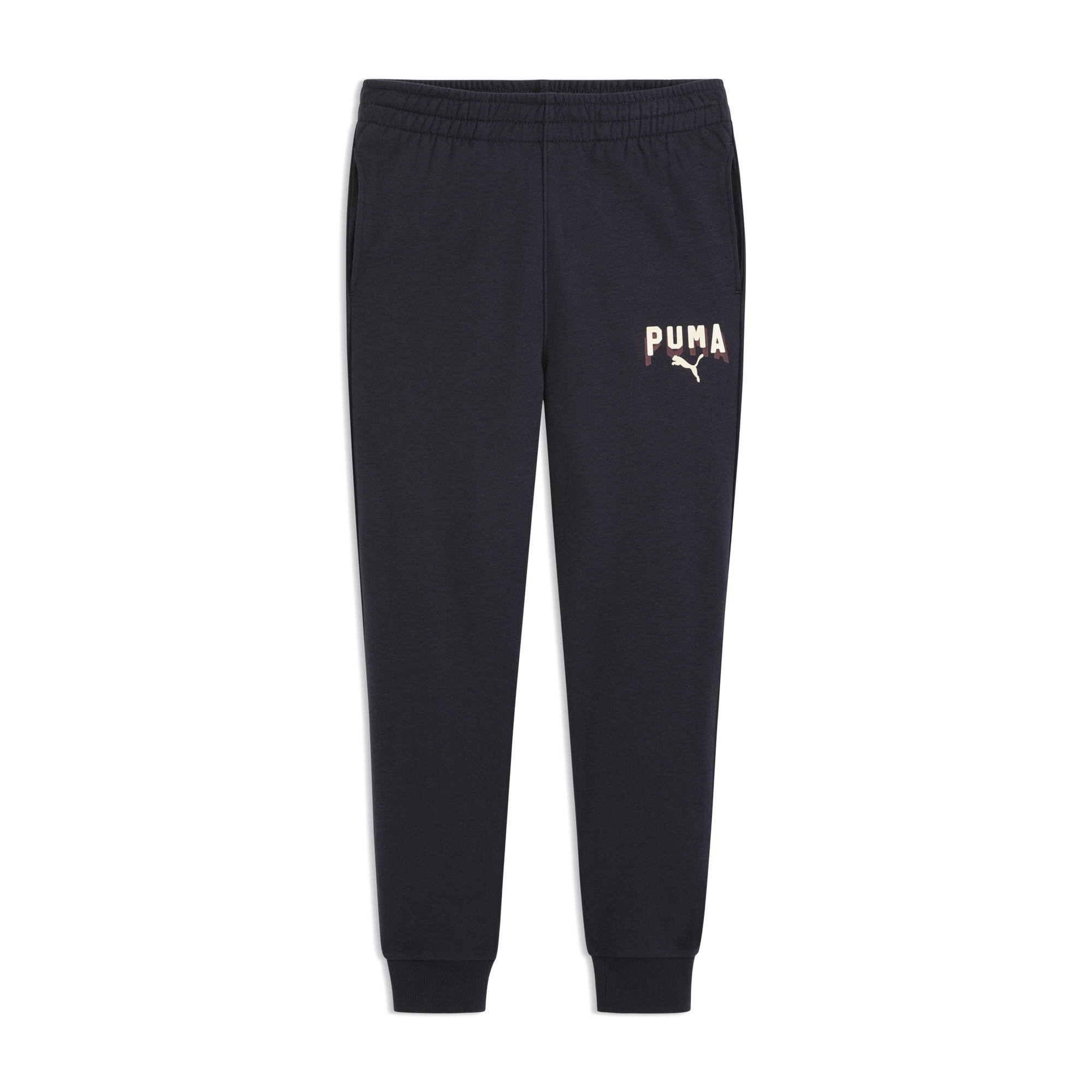 Puma Class Pack Little Kids' French Terry Joggers Pant In Blue