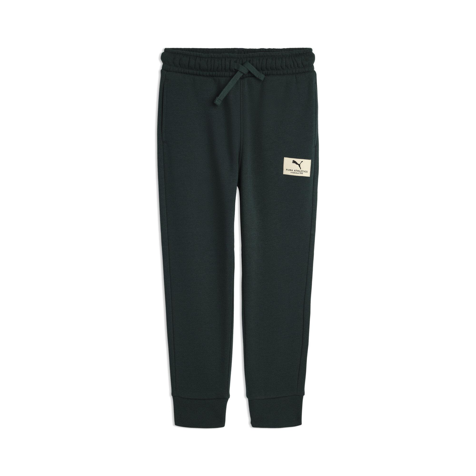 Puma Class Pack Little Kids' Low Rise Fleece Joggers Pant In Green