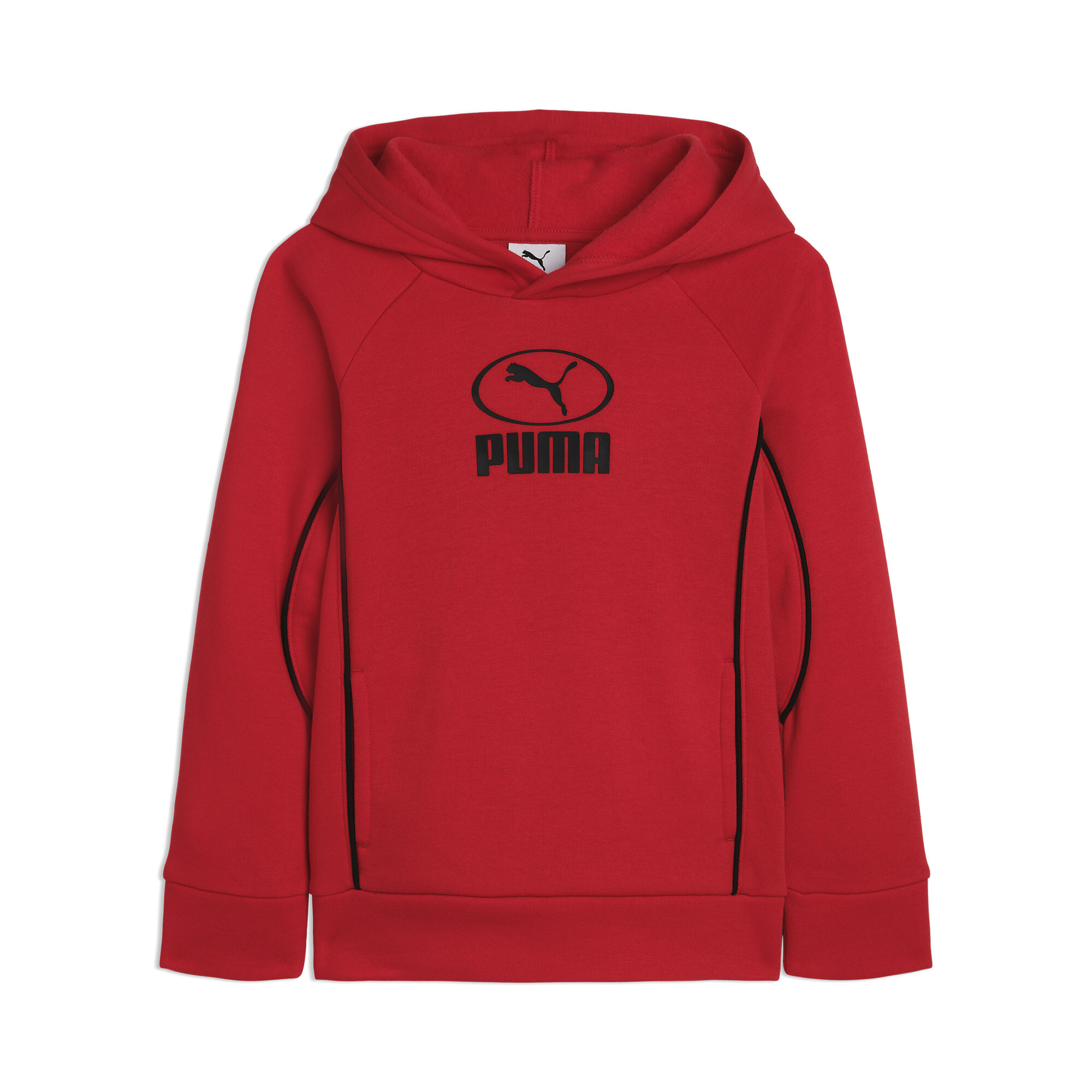 Puma Sport Pack Little Kids' Fleece Hoodie In Red