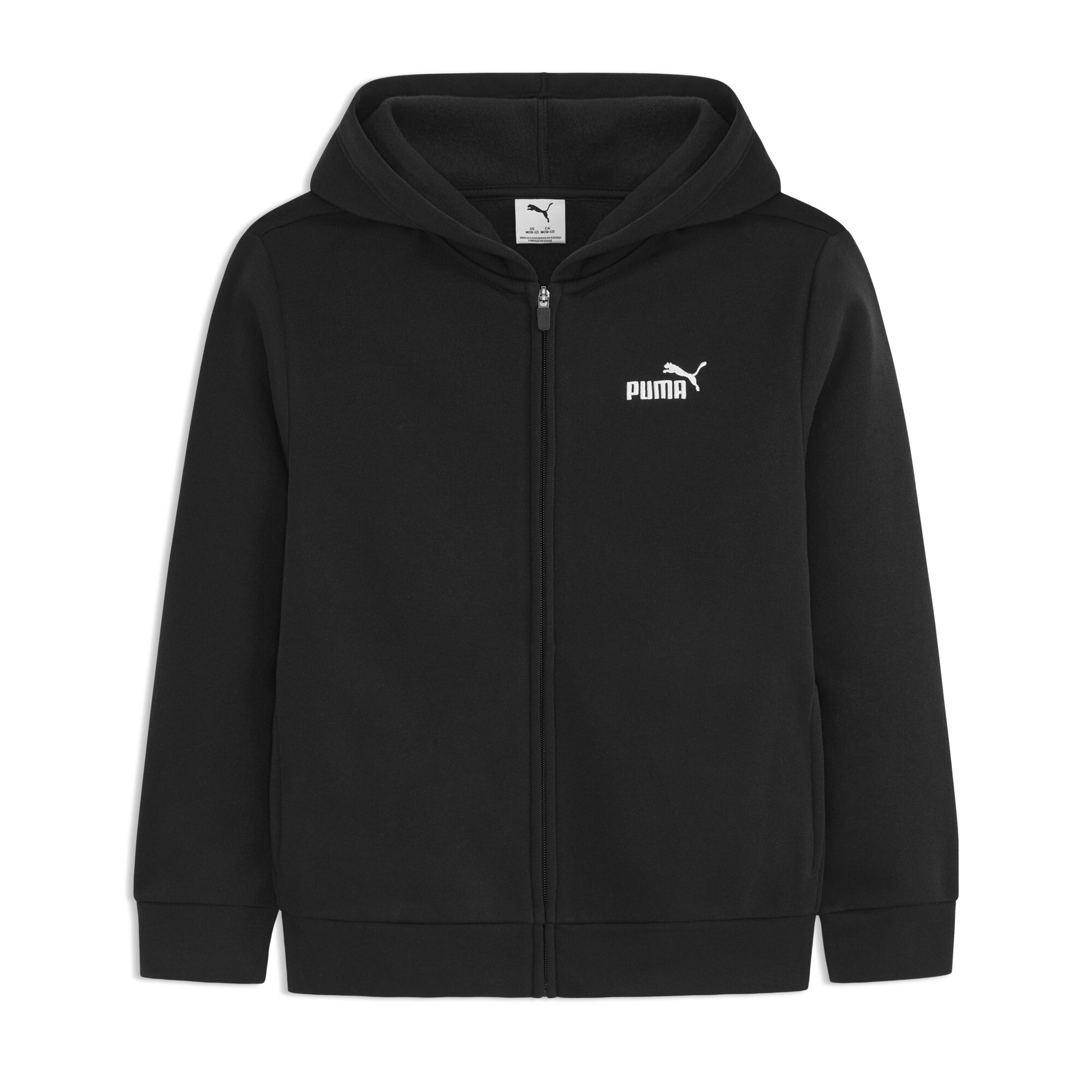 Puma Basic Essentials Little Kids' Hoodie In Black