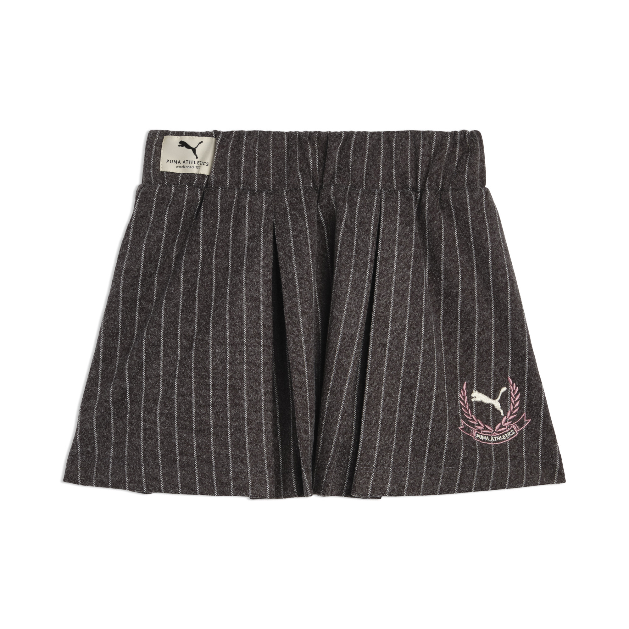 PUMA Class Pack Little Kids' Faux Wool Shorts in Grey, Size 6