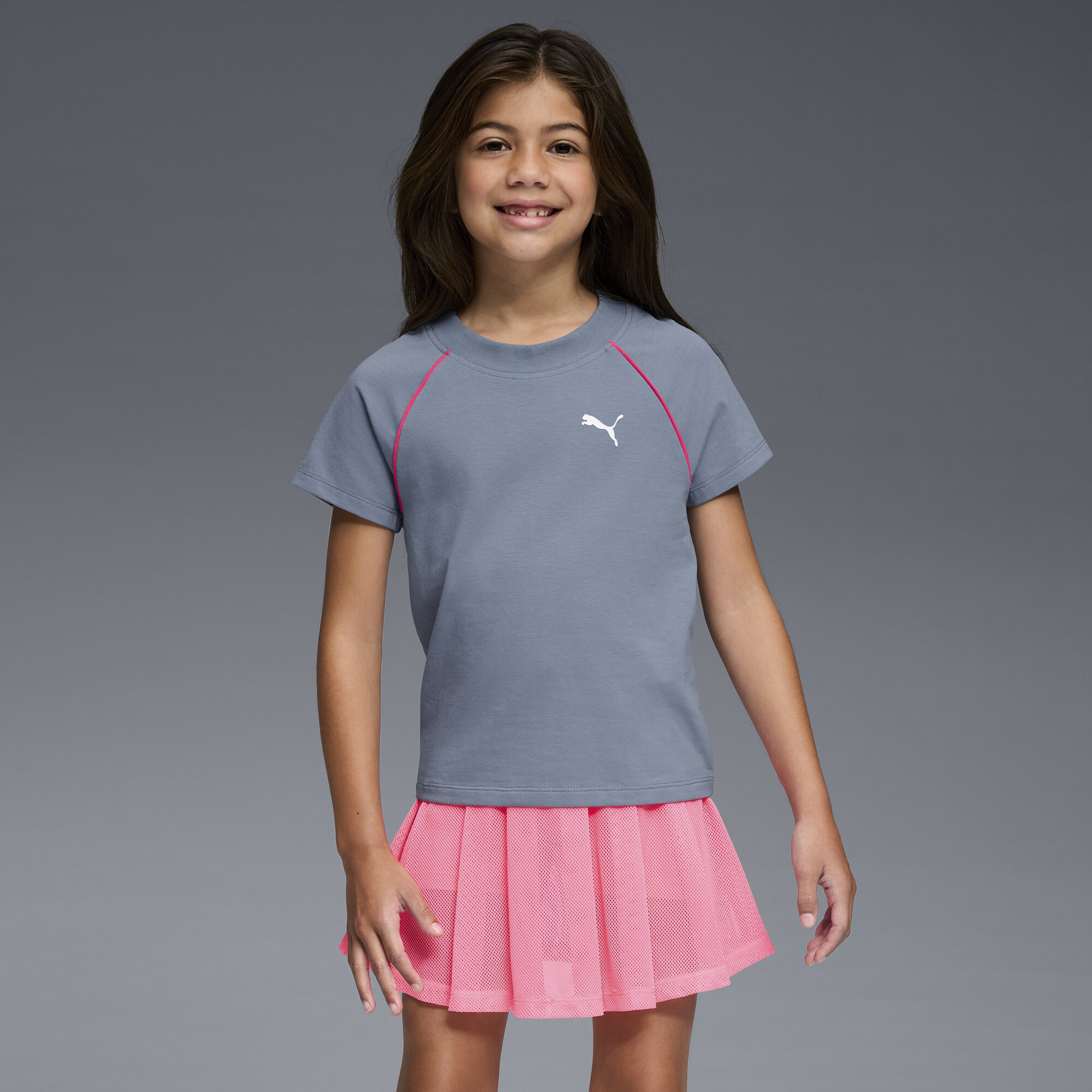 PUMA Star Drive Big Kids' Baby T-Shirt in Blue, Size L