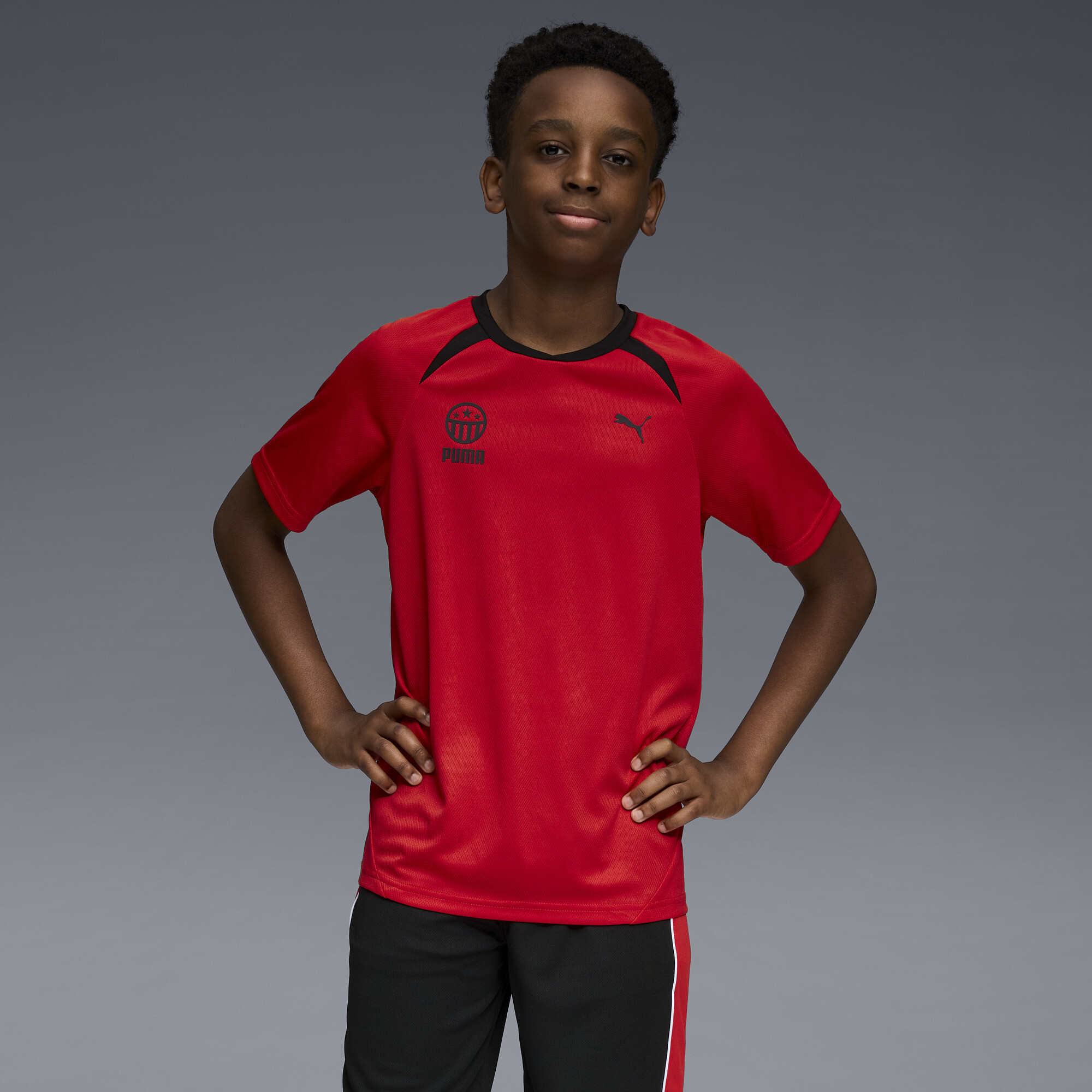 Puma House Of Graphics Big Kids' Graphic T-shirt In Red