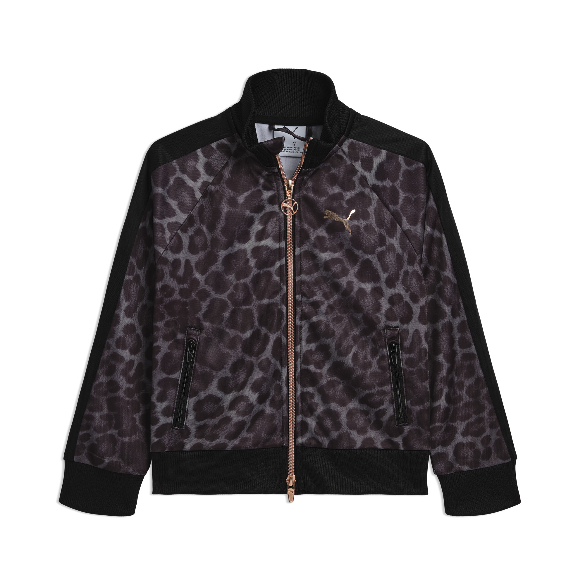 Puma Animal Pack Little Kids' Heavyweight Track Jacket In Brown