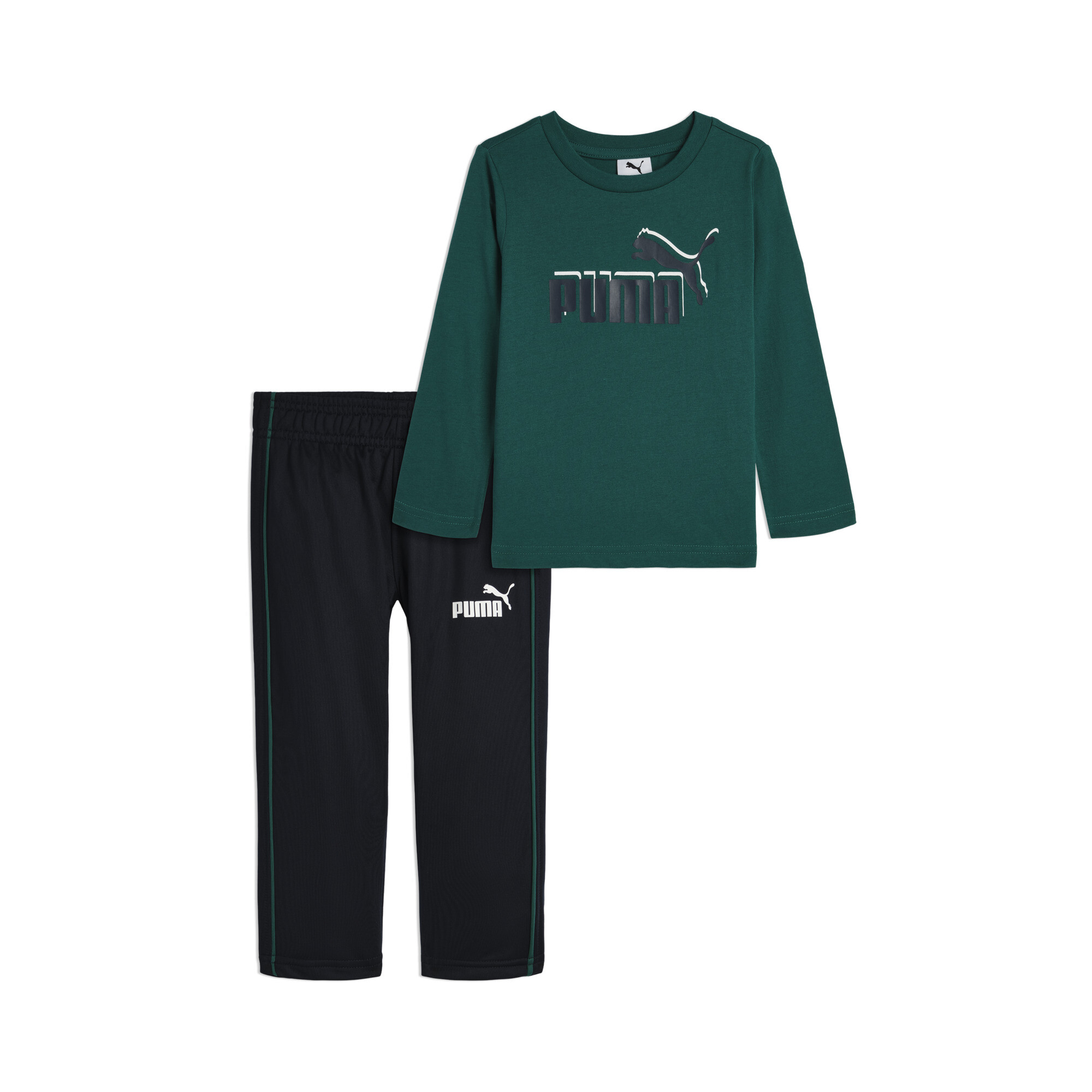 Puma Matching Sets Toddlers' Long Sleeve T-shirt And Pants In Multi