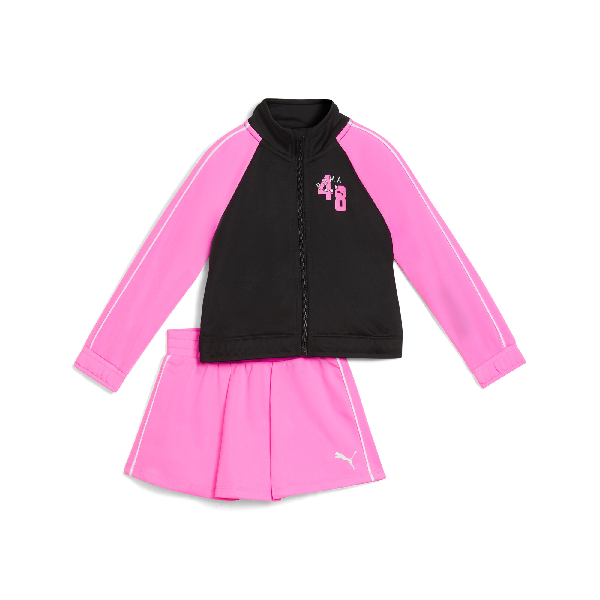 Puma Matching Sets Toddlers' Track Jacket And Skort In Black