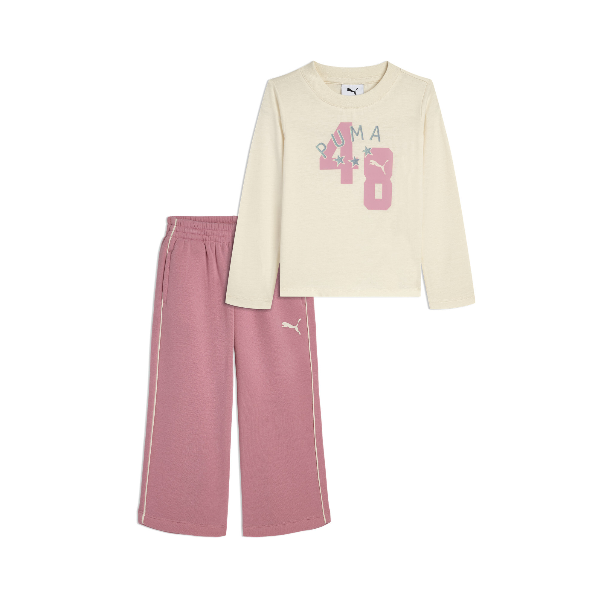 Ensemble assortis t-shirt manches longues et pantalon jambes larges Bb Toddler 943256_01 34$