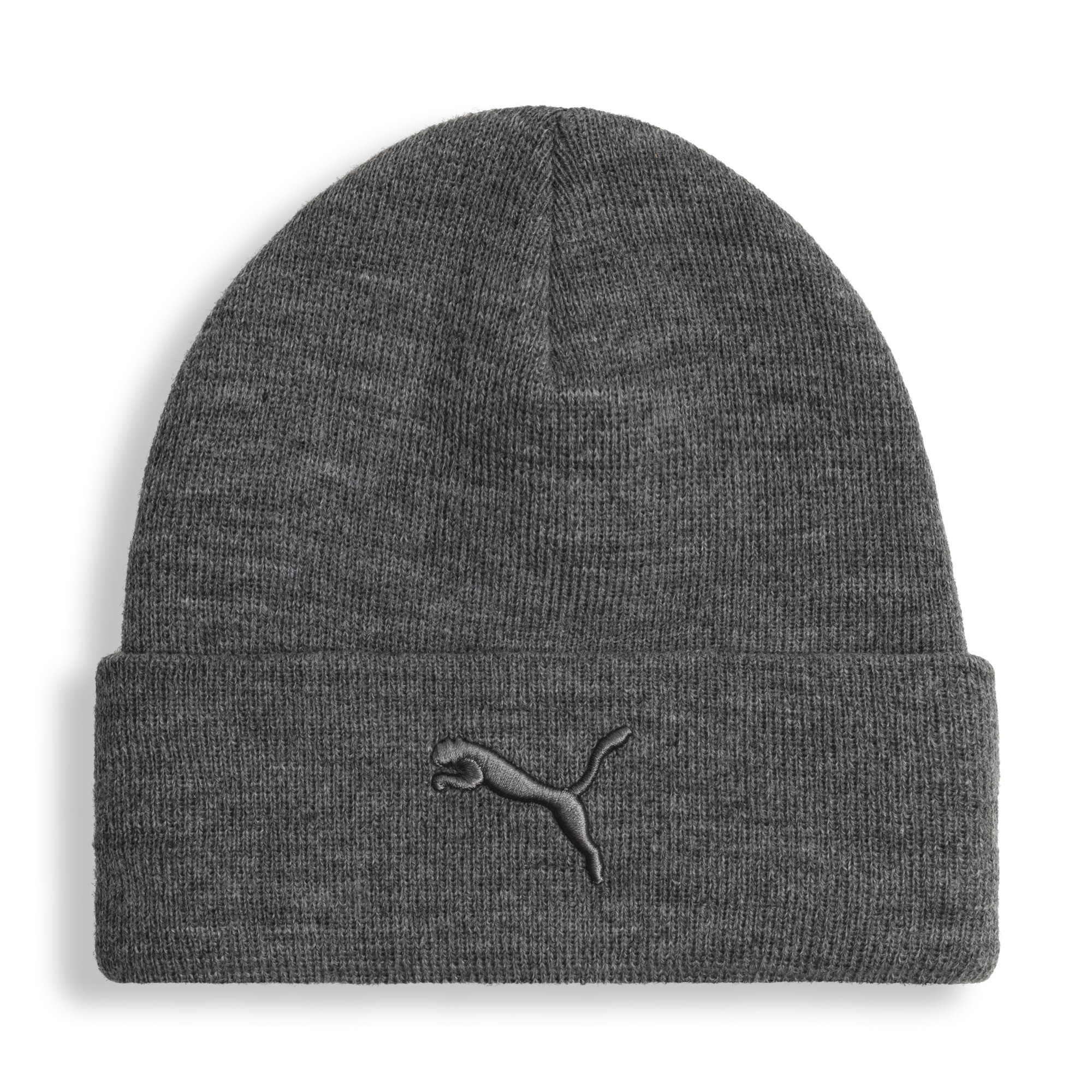 Puma Tonal Rib Cuff Beanie Hat Unisex In Gray