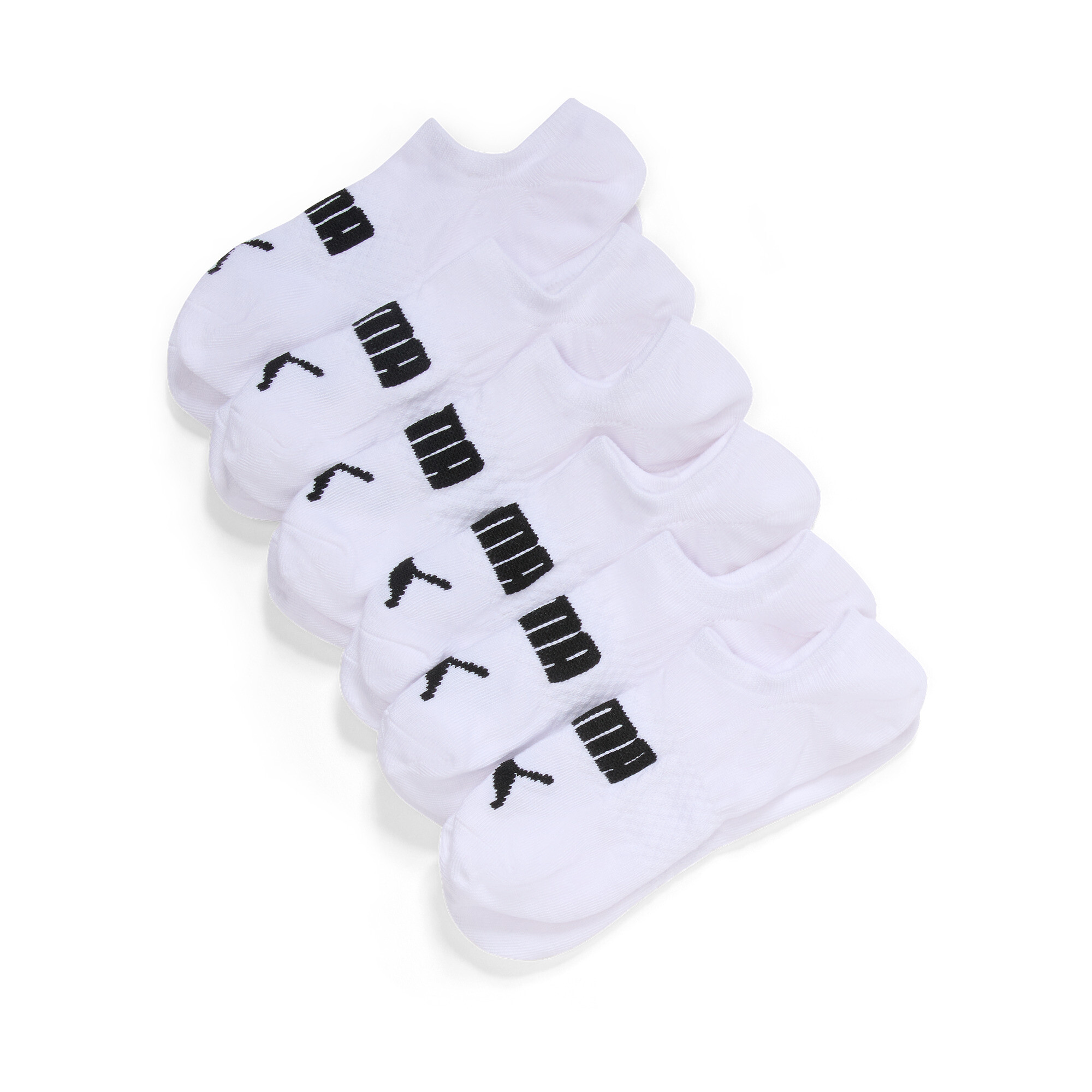 Puma Women's No Show Socks (6 Pairs) In White