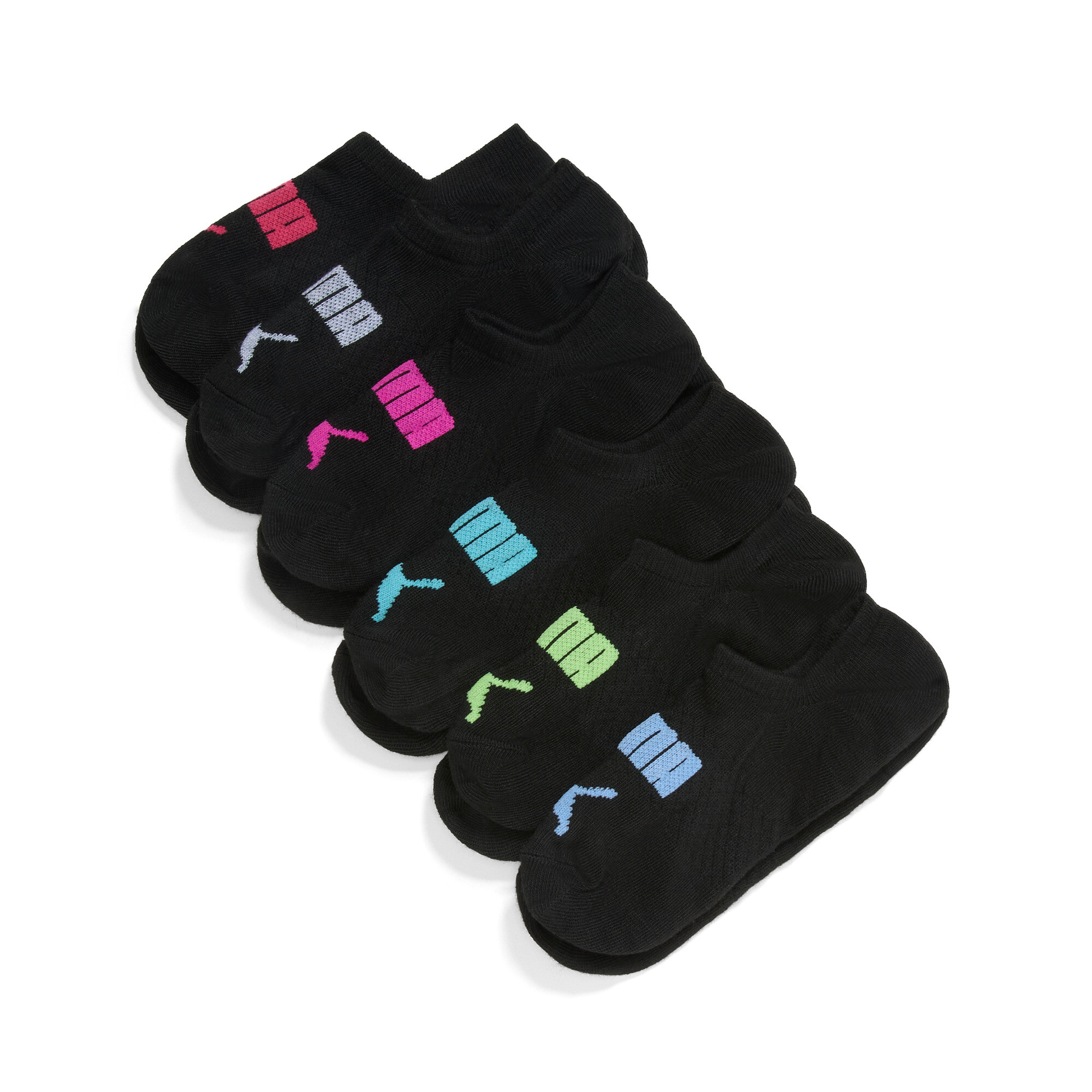 Puma Women's No Show Socks (6 Pairs) In Black