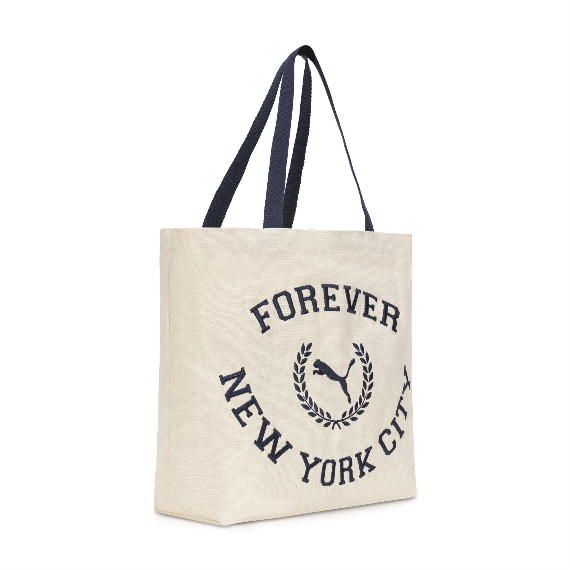 PUMA City Bound Canvas Tote Bag in Black