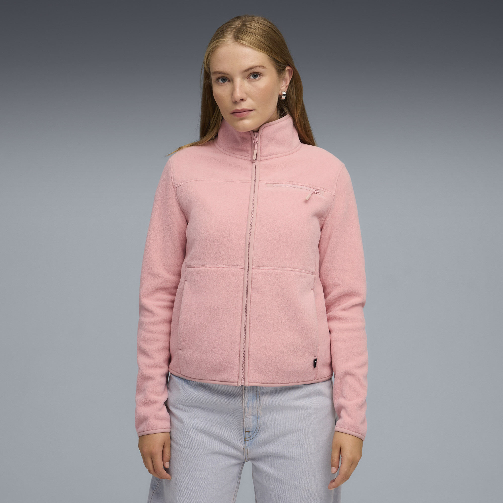 PUMA Polar Fleece Women's Fleece Insulated Jacket in Pink, Size M