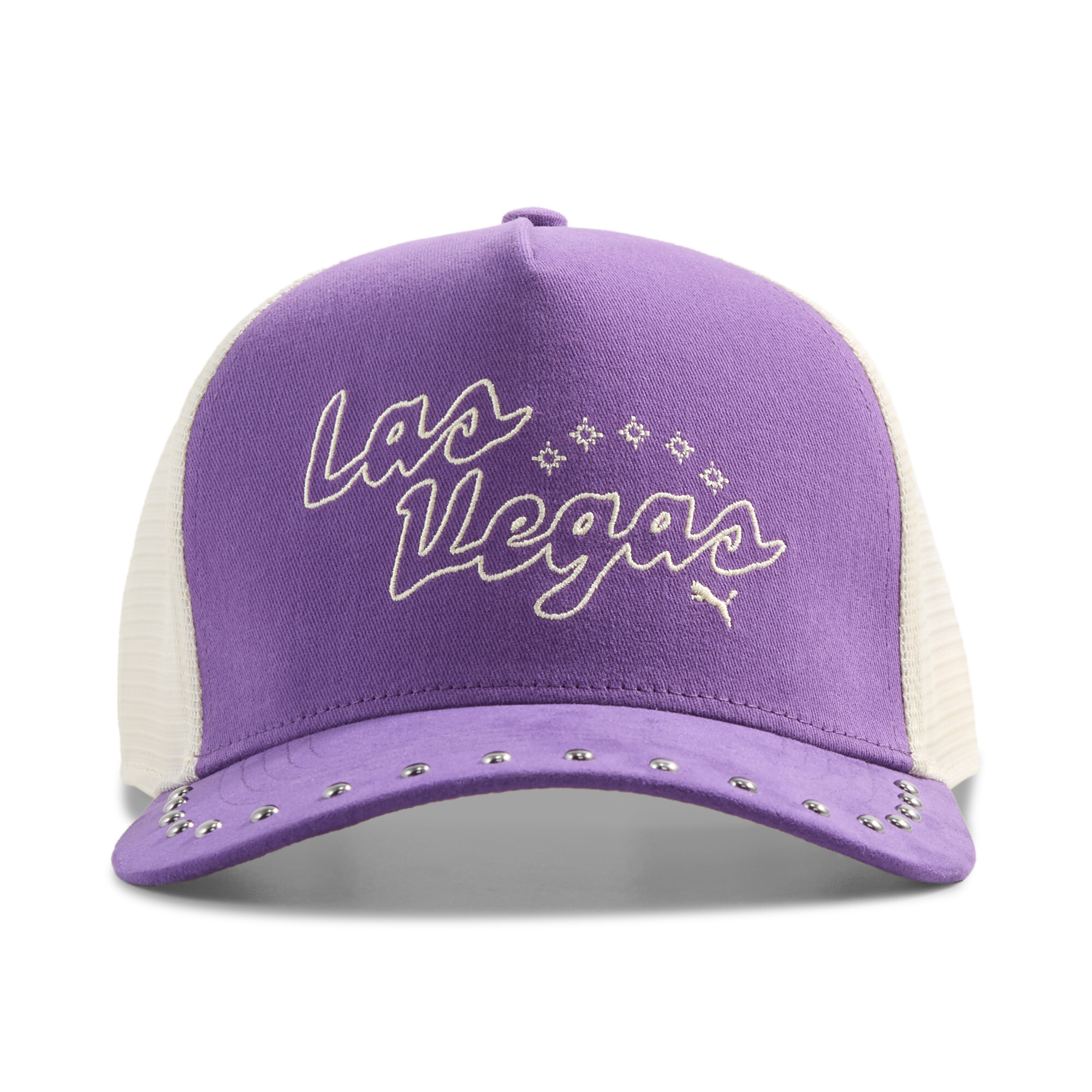 PUMA Las Vegas Trucker Hat in Purple