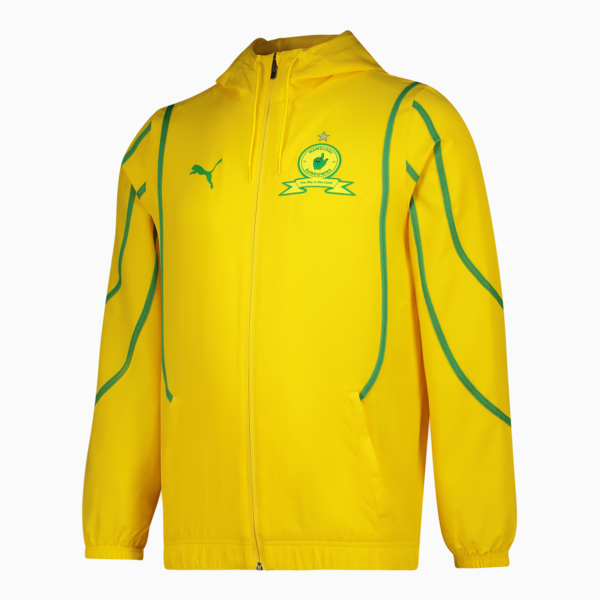 MSFC Mens Prematch Authentic Woven Jacket, Pelé Yellow-Fast Green, large-ZAF
