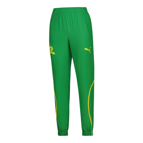 MSFC Mens Prematch Authentic Woven Pants, Fast Green-Pelé Yellow, large-ZAF