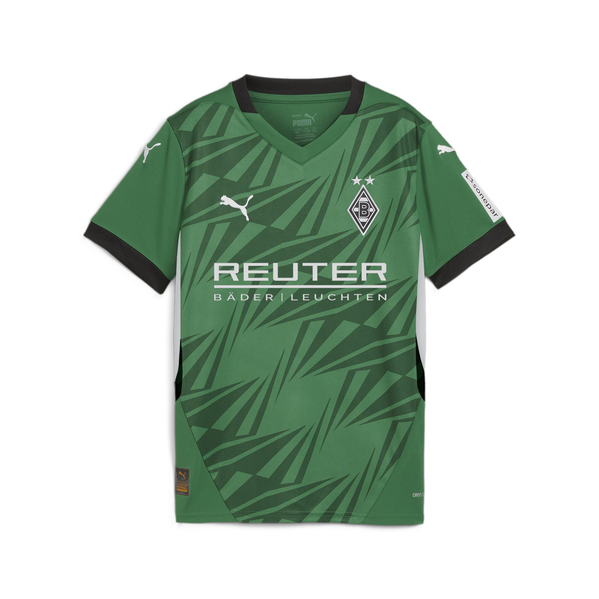 Puma Borussia Mönchengladbach 24/25 Auswärtstrikot Teenager Für Für Kinder | Archive Green/White | Größe: 5-6Y