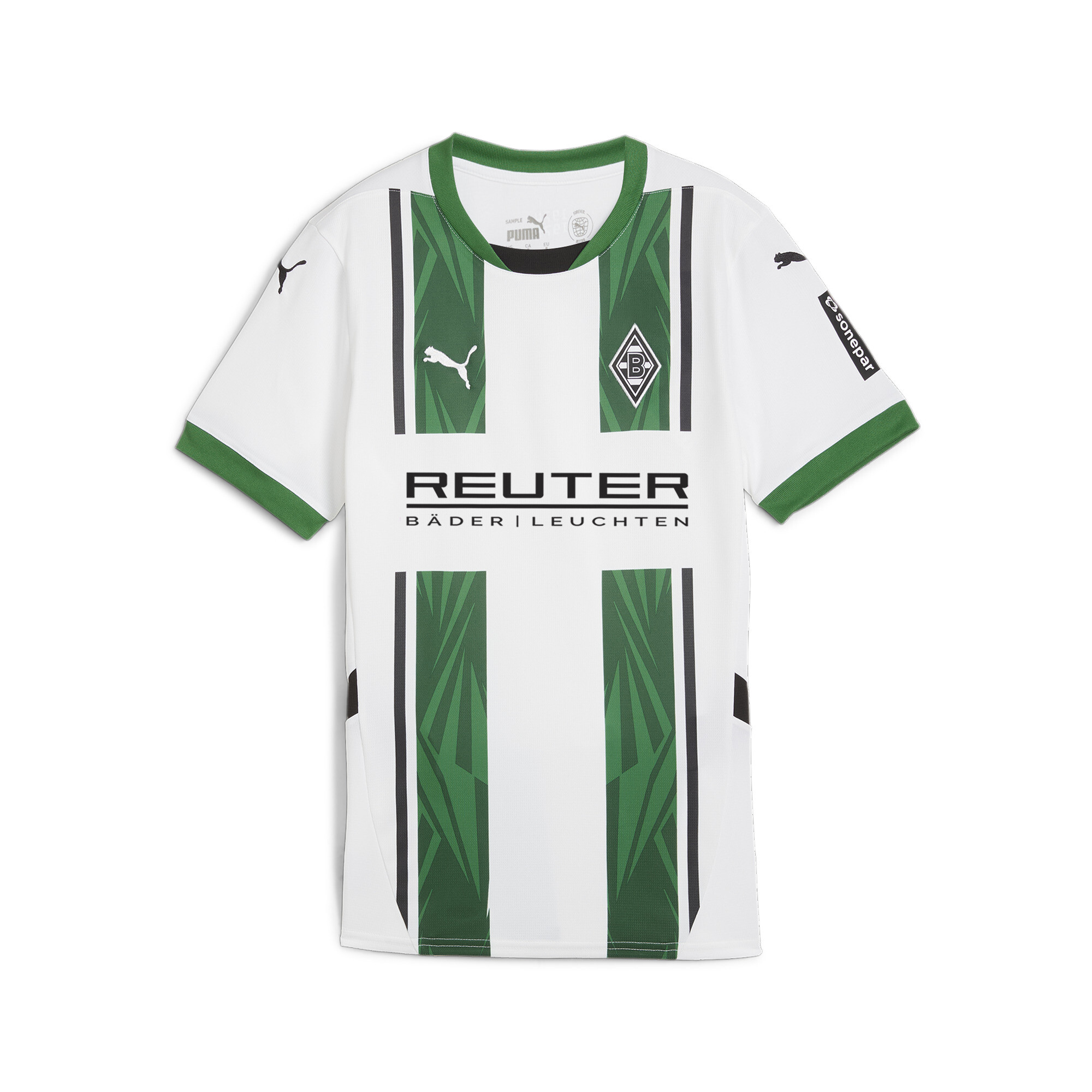 Puma Borussia Mönchengladbach 24/25 Heimtrikot Damen | White/Archive Green | Größe: XL