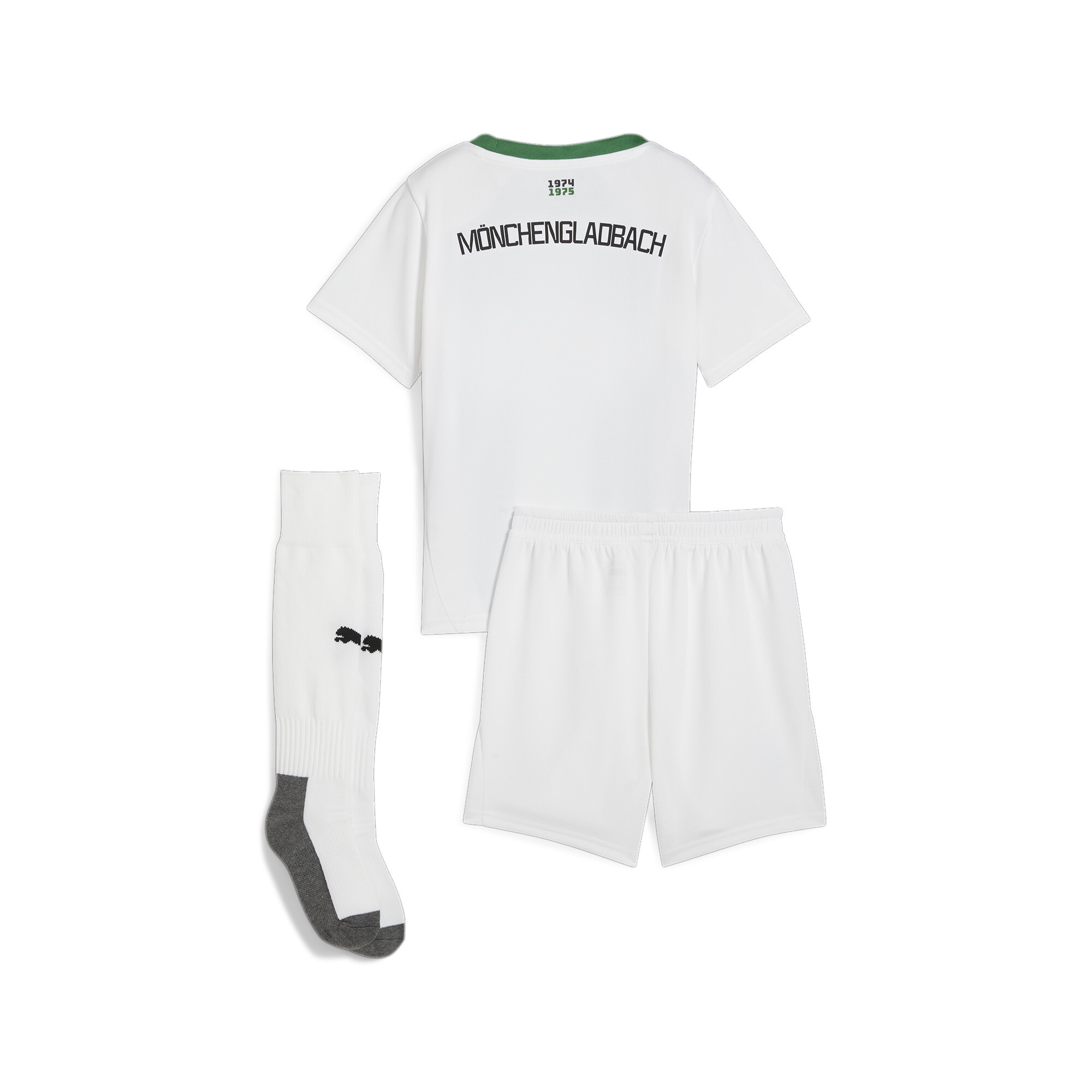 Puma Borussia Mönchengladbach 24/25 Home Minikit Kids, White, Size 4-5Y, Clothing