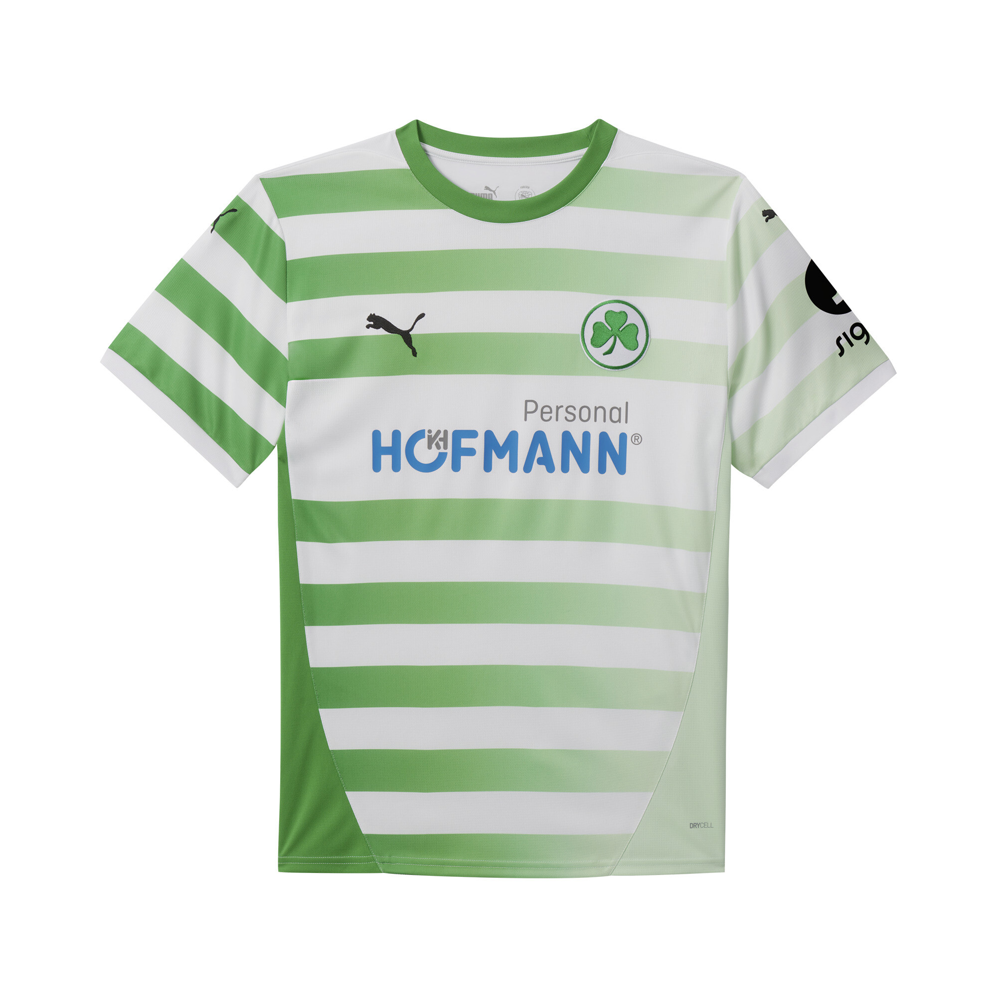 Puma Greuther Fürth 24/25 Heimtrikot Teenager Für Für Kinder | White/Fast Green/Fresh Mint | Größe: 3-4Y