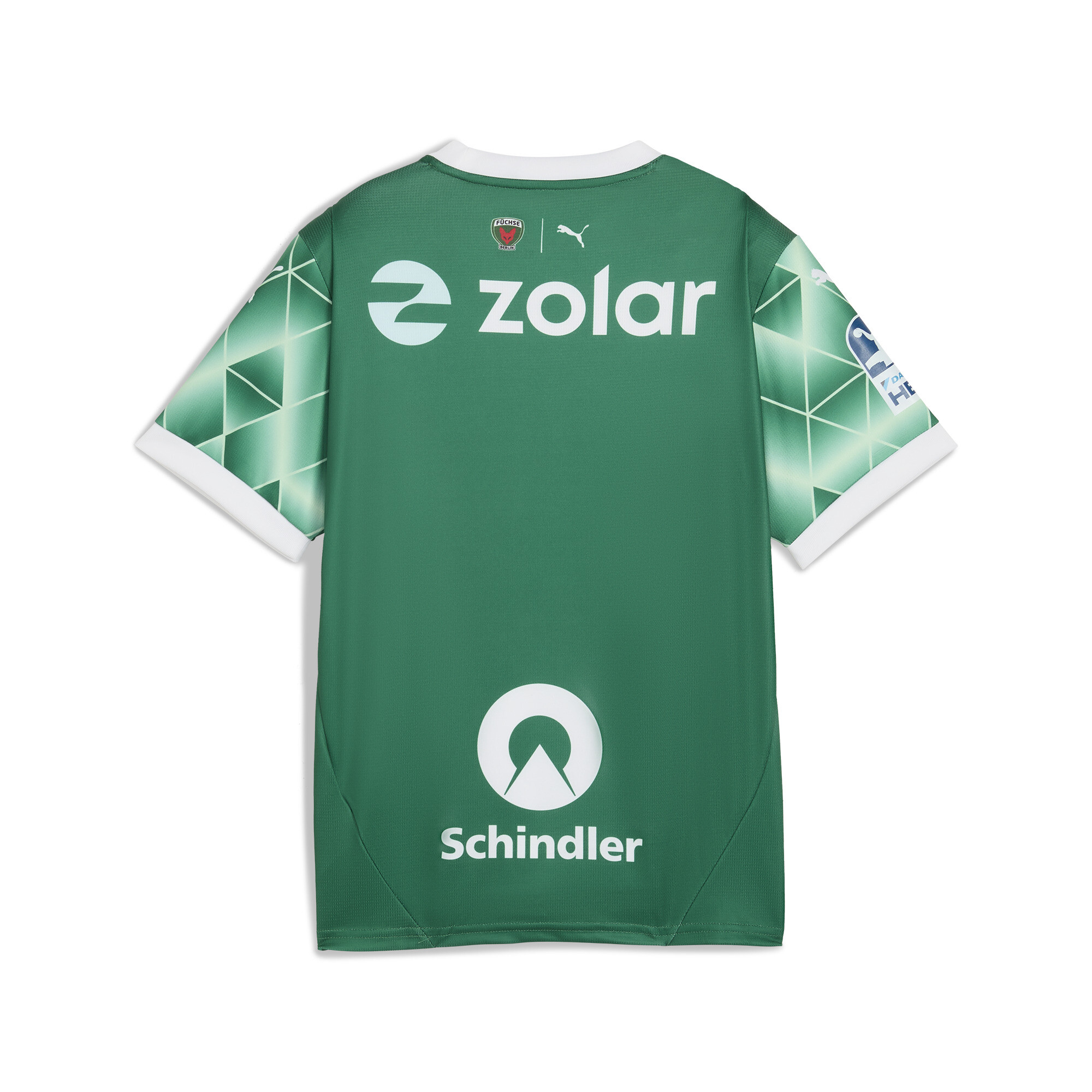 Puma Füchse Berlin 24/25 Home Jersey Youth, Green, Size 11-12Y, Clothing