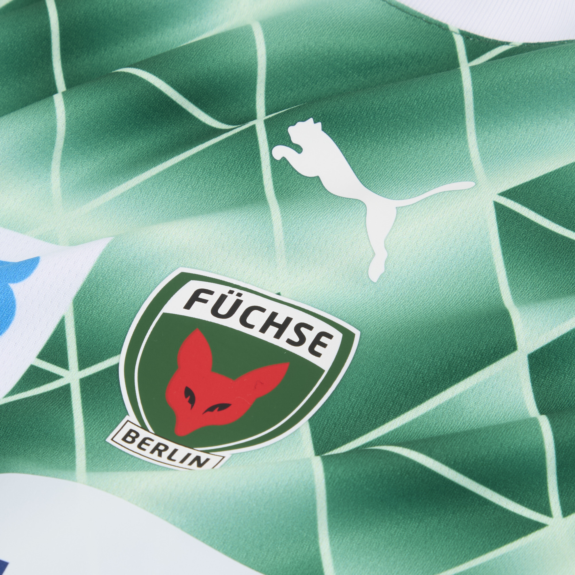 Puma Füchse Berlin 24/25 Home Jersey Youth, Green, Size 11-12Y, Clothing