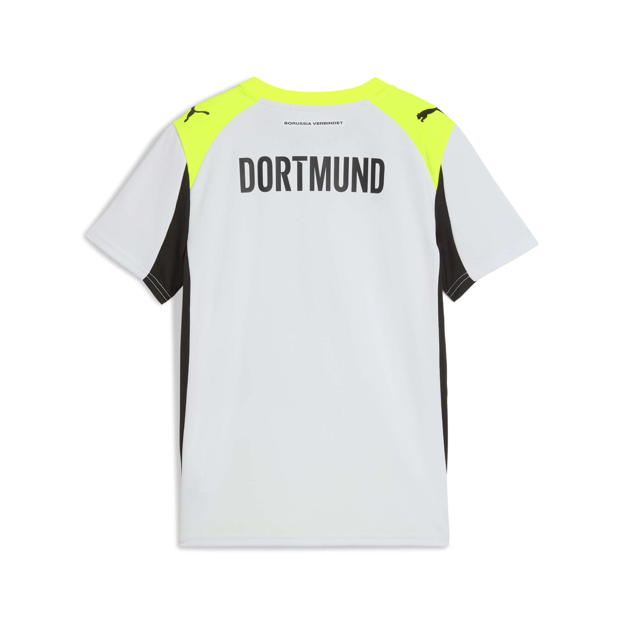 PUMA Borussia Dortmund 25/26 uitshirt, Geel/Zilver, Maat 5-6Y thumbnail 2