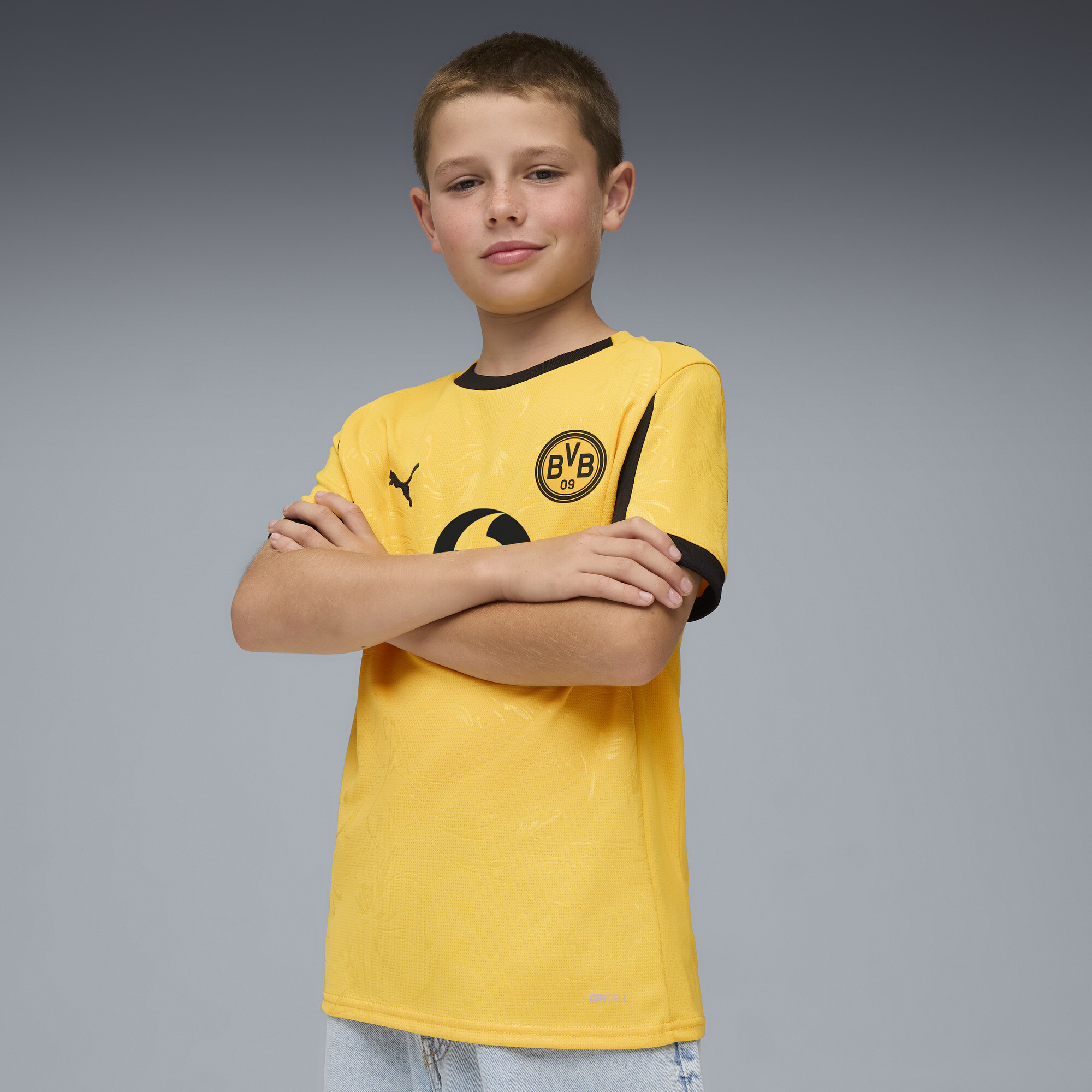 PUMA Maillot de la Coupe Borussia Dortmund 2526 Enfant et Adolescent Vêtements Jaune Sizzle 11 12Y