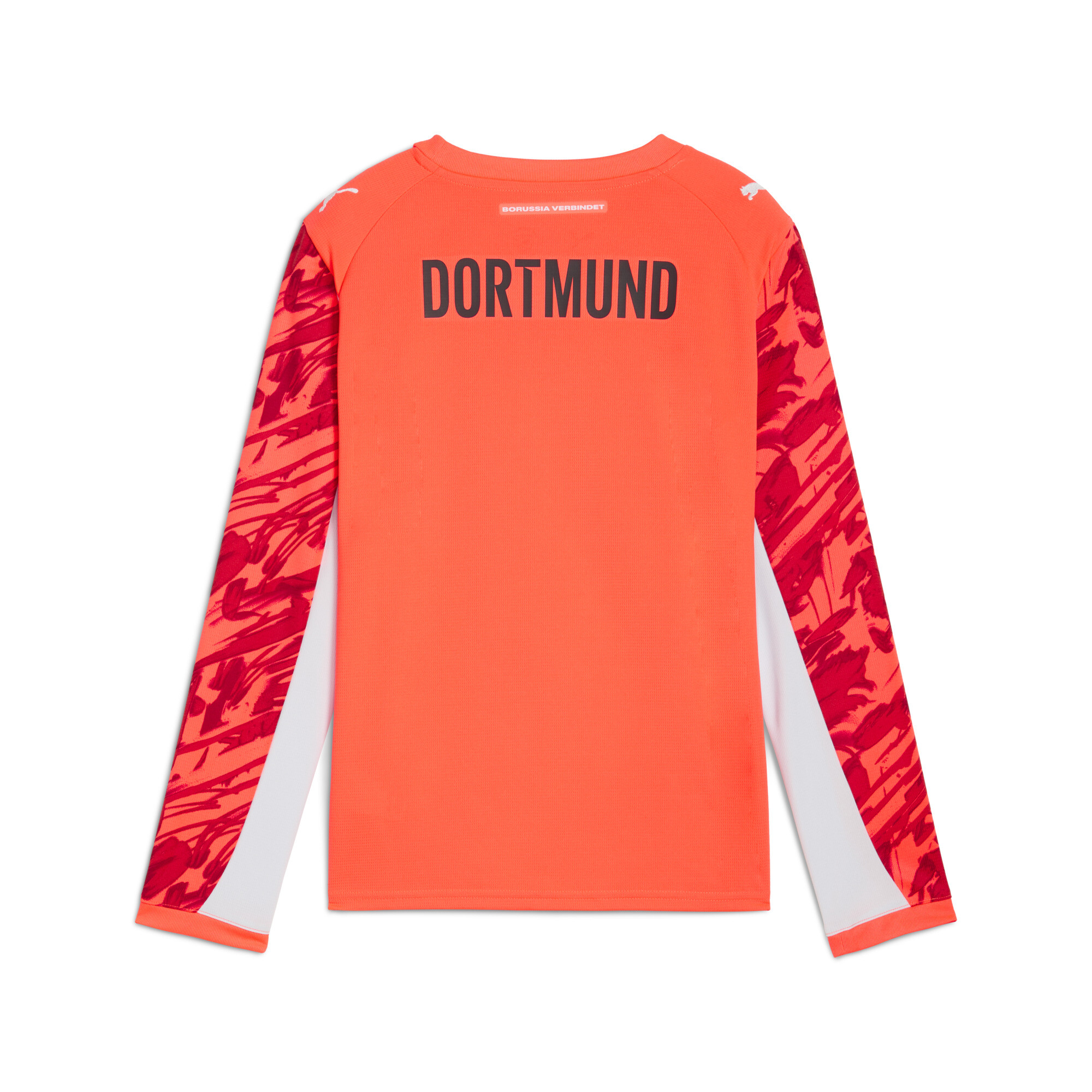 PUMA Borussia Dortmund 25/26 keepersshirt met lange mouwen, Rood/Zilver, Maat 9-10Y thumbnail 2