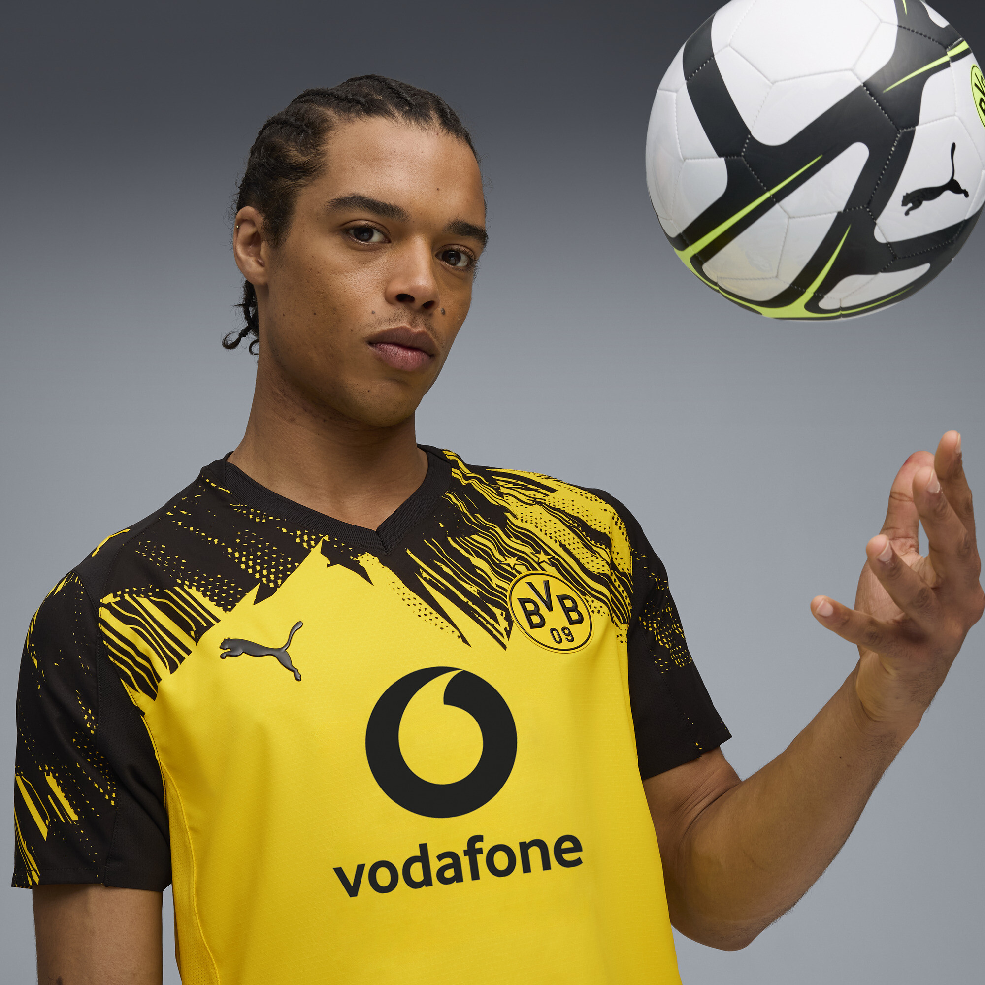 PUMA Borussia Dortmund 25/26 Authentic thuisshirt voor Heren, Zwart/Geel, Maat L thumbnail 6