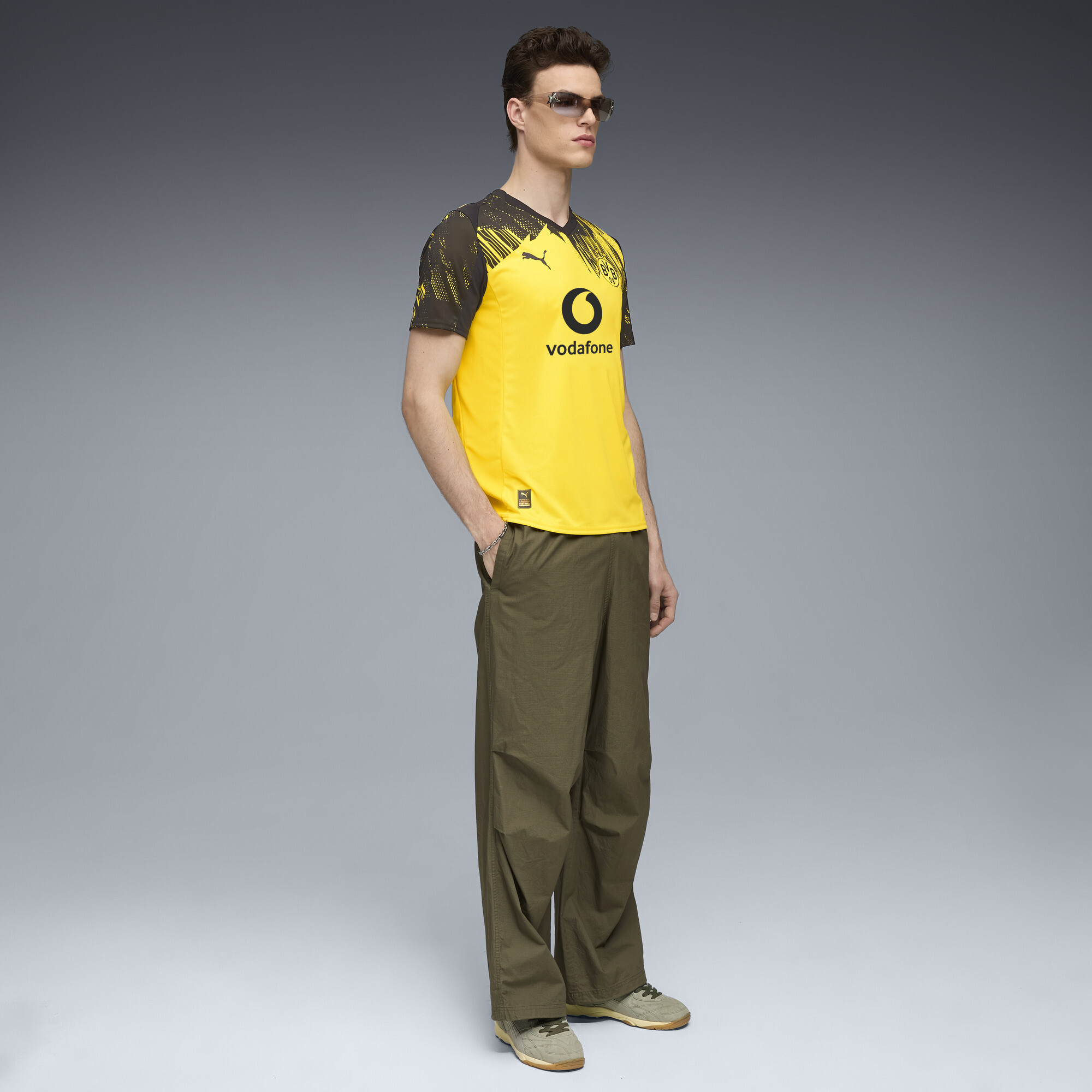 PUMA Borussia Dortmund 25/26 thuisshirt voor Heren, Zwart/Geel, Maat 4XL thumbnail 5