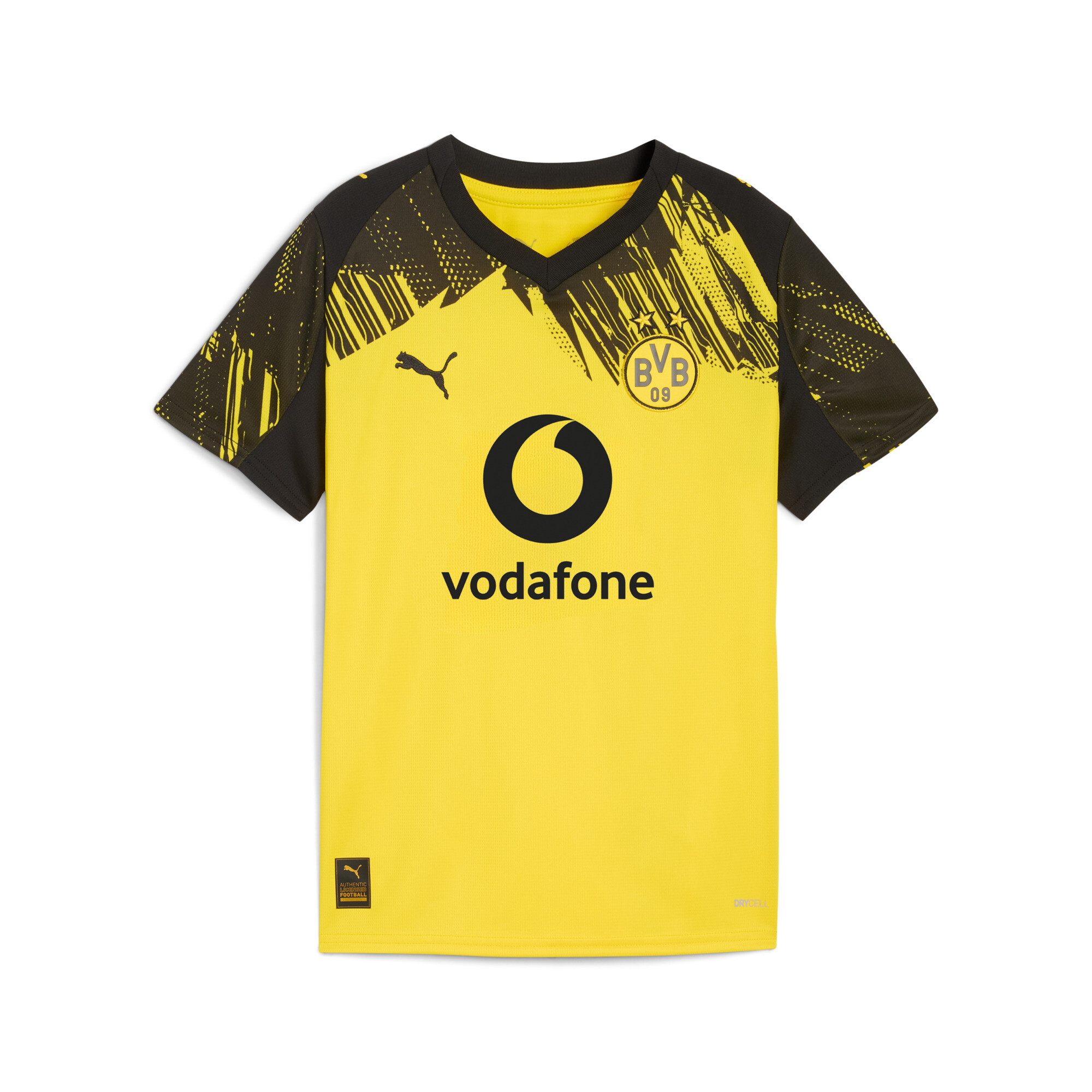 PUMA Borussia Dortmund 25/26 thuisshirt, Zwart/Geel, Maat 11-12Y thumbnail 3