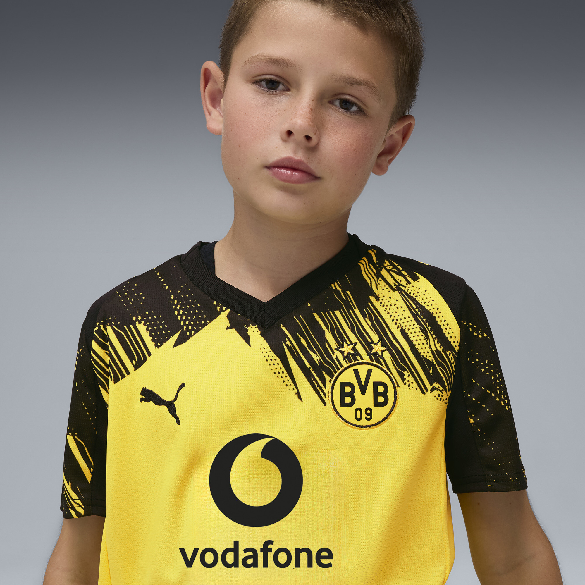 PUMA Borussia Dortmund 25/26 thuisshirt, Zwart/Geel, Maat 11-12Y thumbnail 7