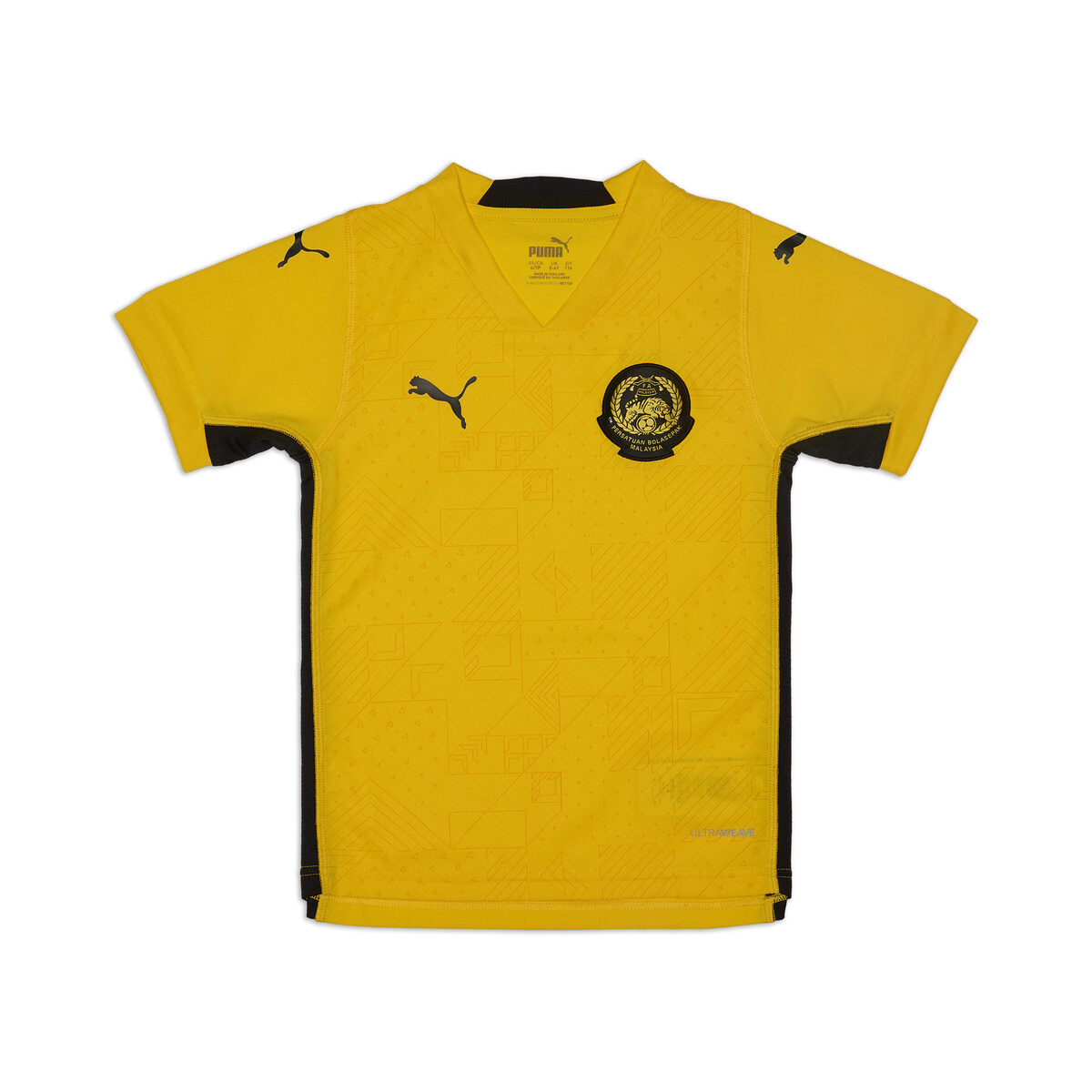 PUMA - FAM Harimau Malaya 2025 Jersey Youth in Cyber Yellow, 5-6Y