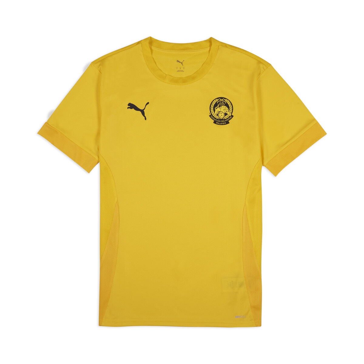 FAM Harimau Malaya teamGOAL Matchday Jersey Men in Faster Yellow/Black Sport by PUMA, Small